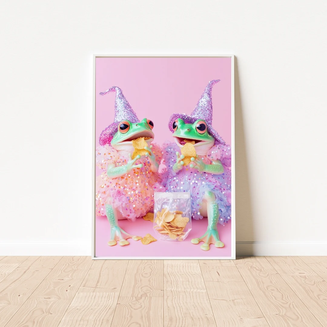 Bestie Frogs Salt and Vinegar print - Image 2