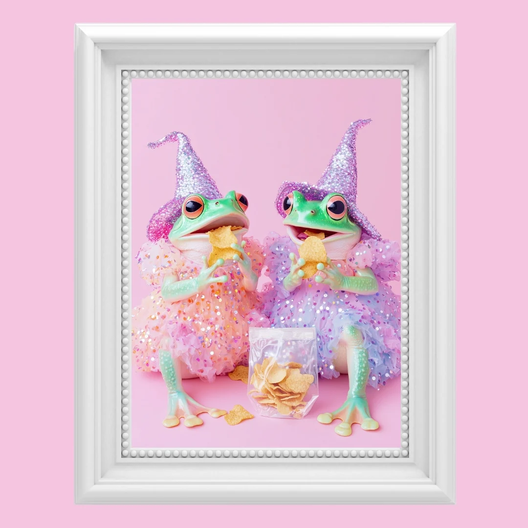 Bestie Frogs Salt and Vinegar print - Image 3