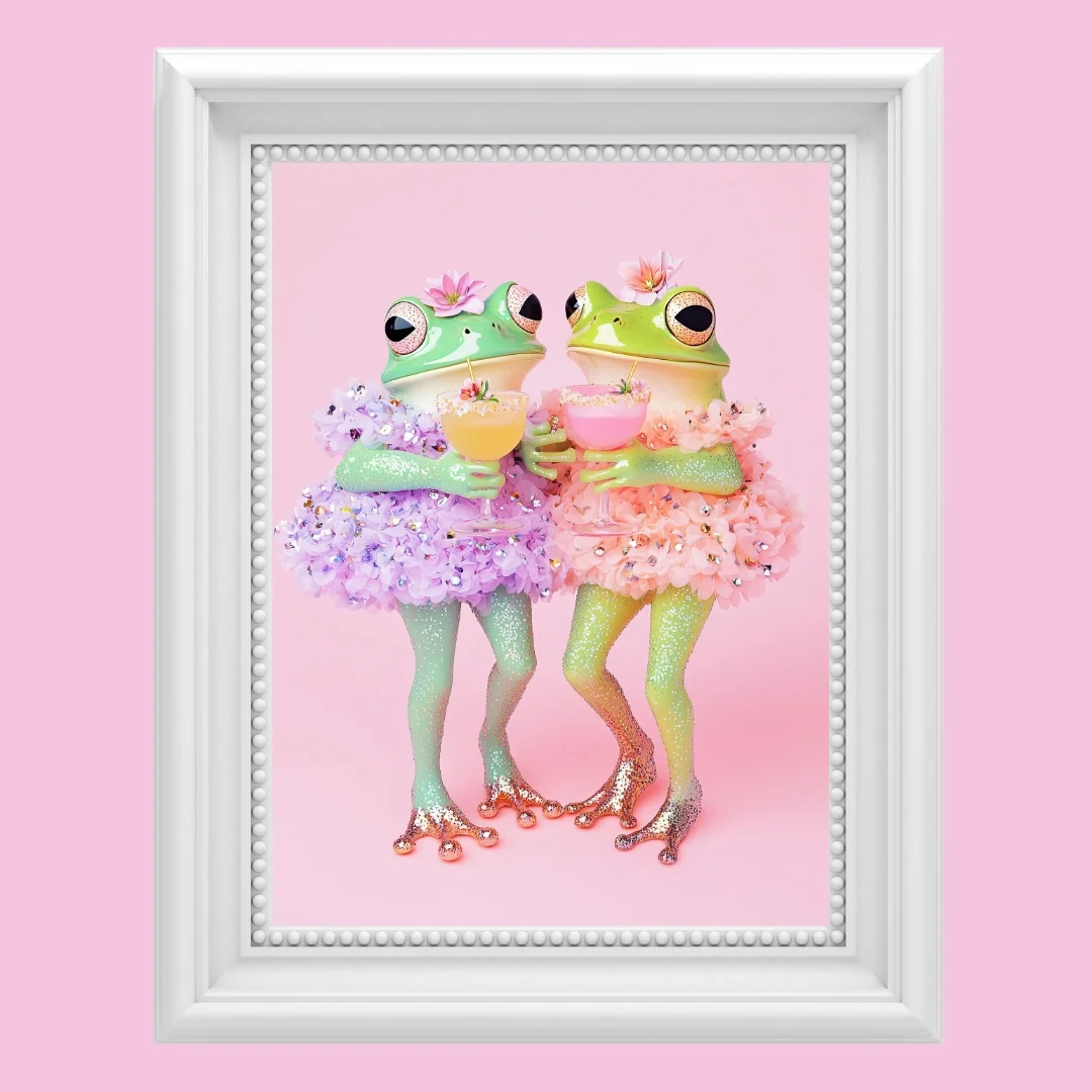 Bestie Frogs Spicy Margs print - Image 2