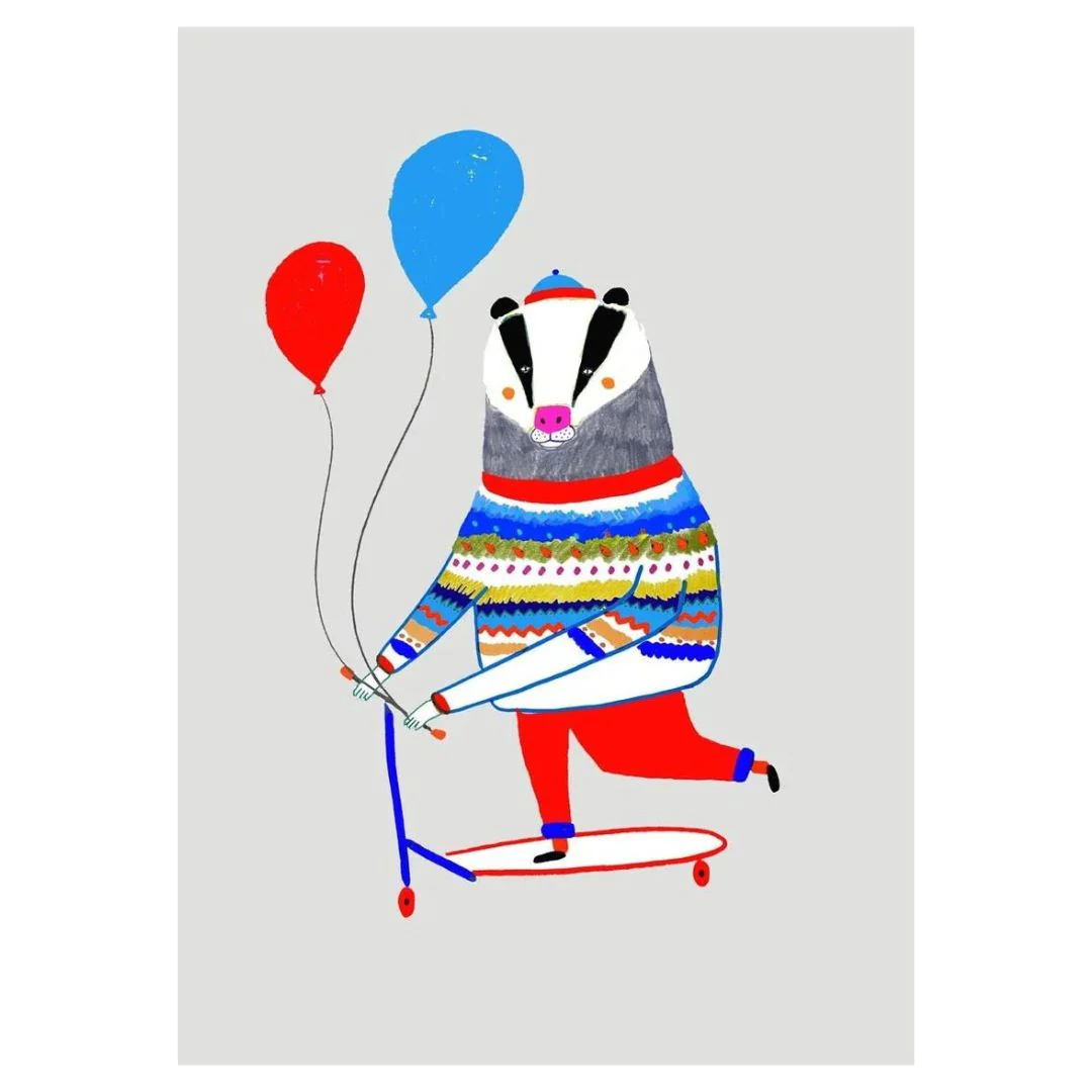Birthday Panda A3