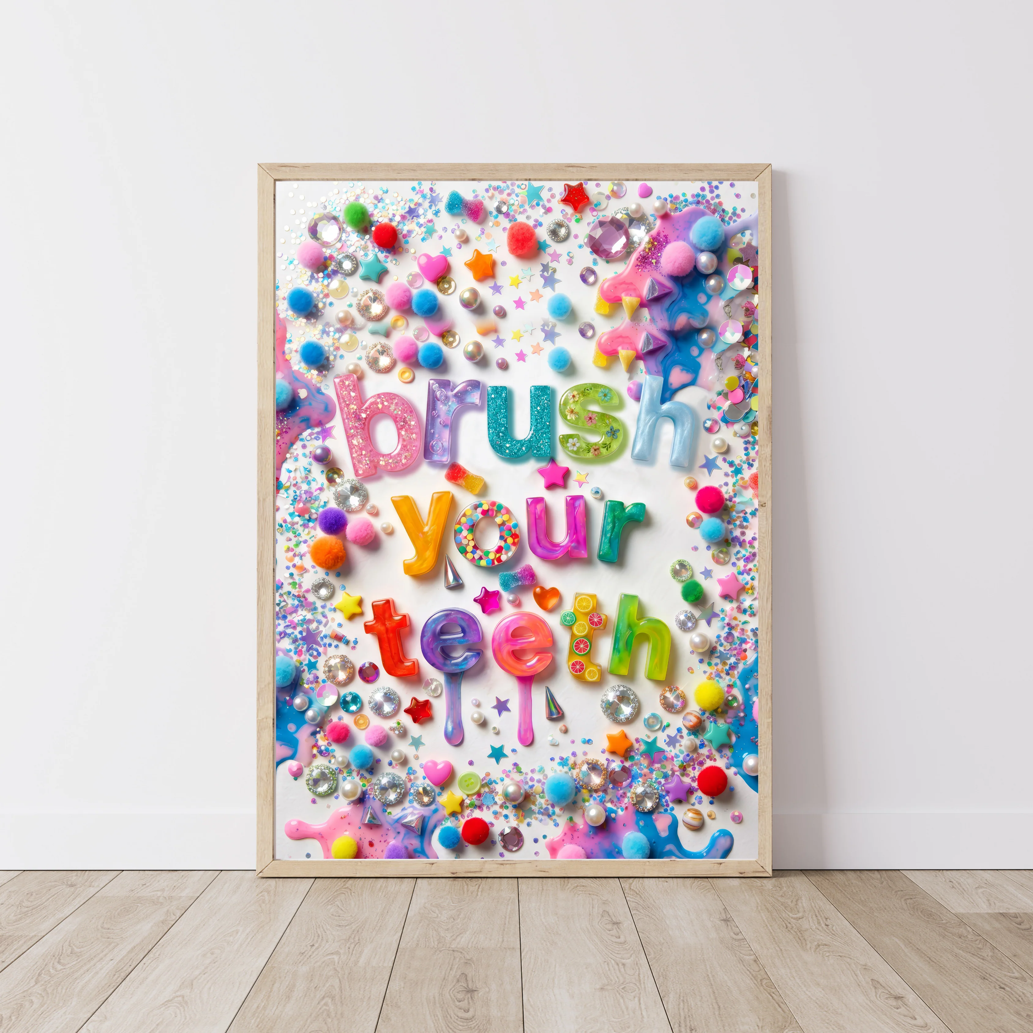 Brush Your Teeth Collage Print - Image 2