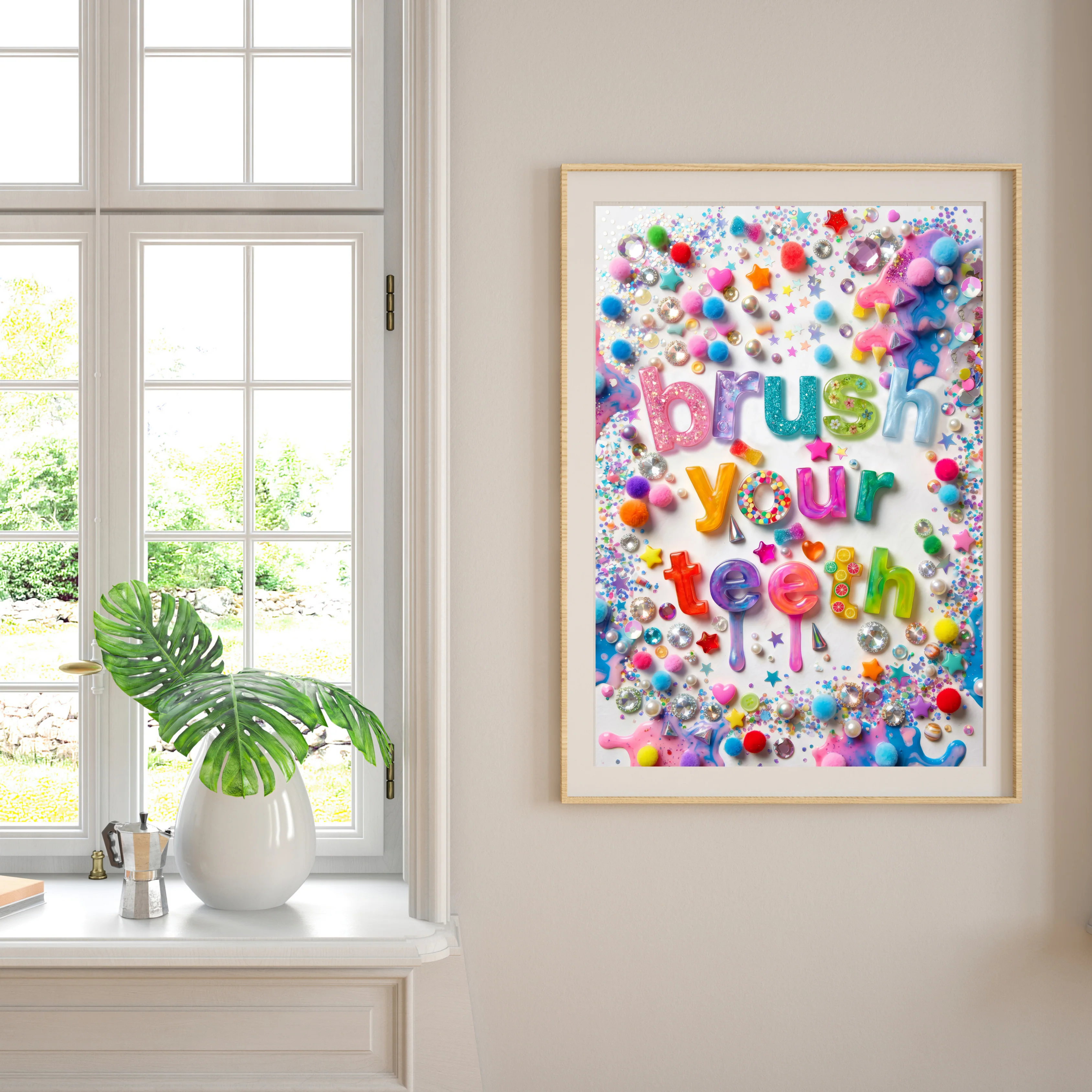 Brush Your Teeth Collage Print - Image 4