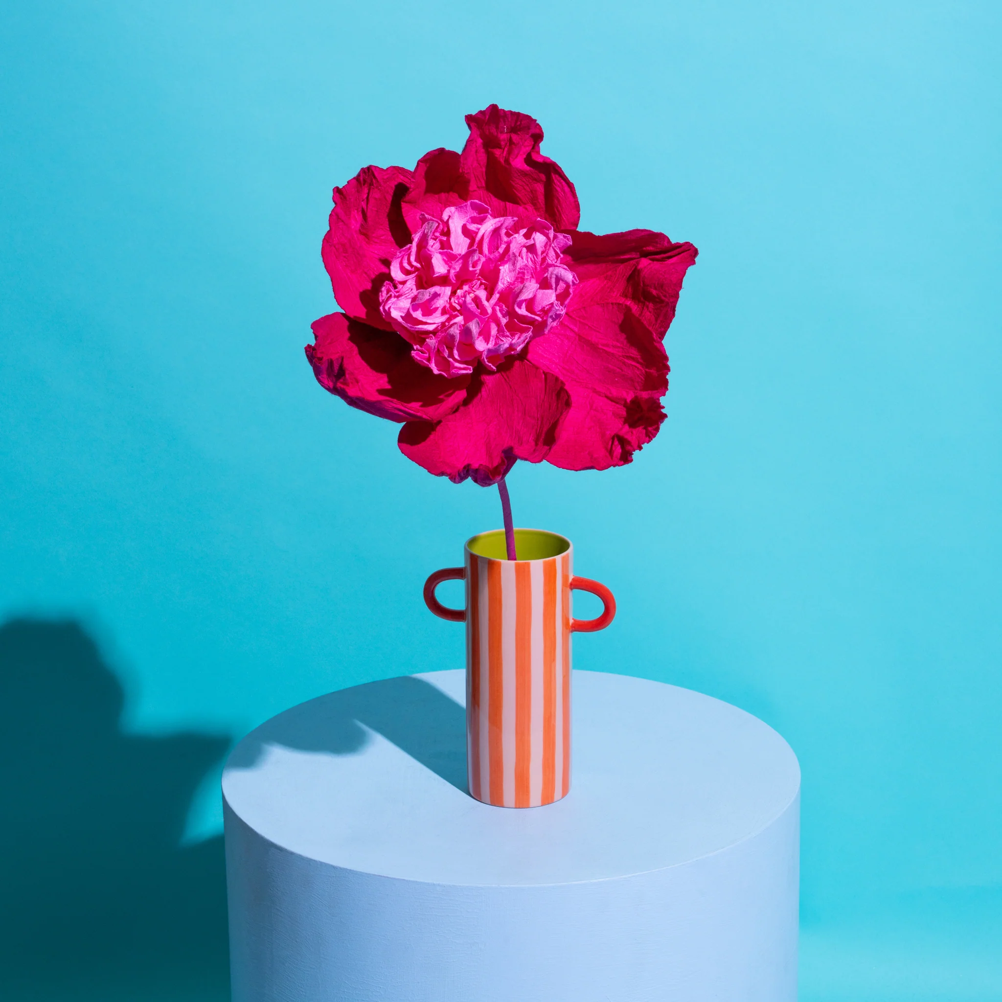 Camilia Paper Flower Magenta Pink