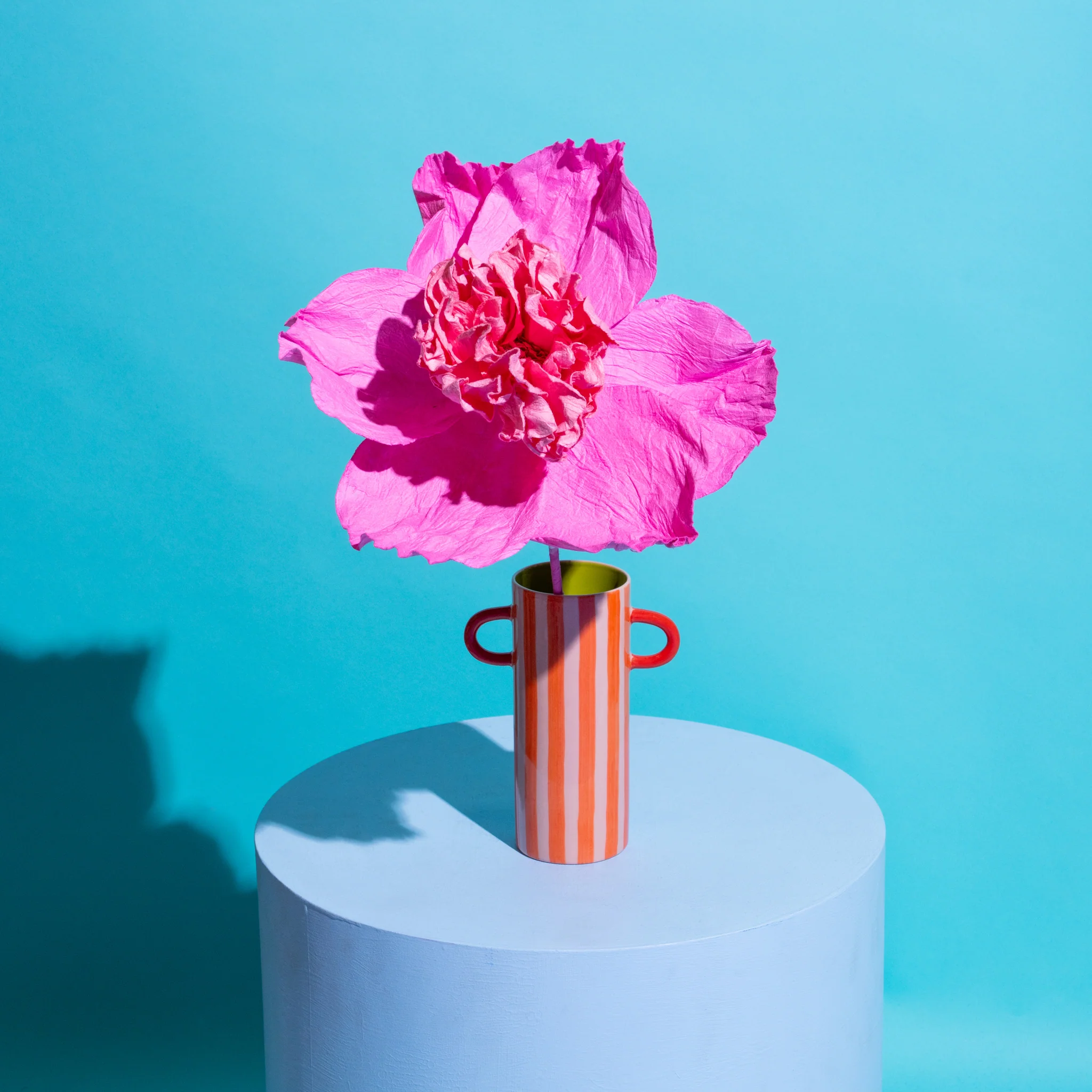 Camilia Paper Flower Pink