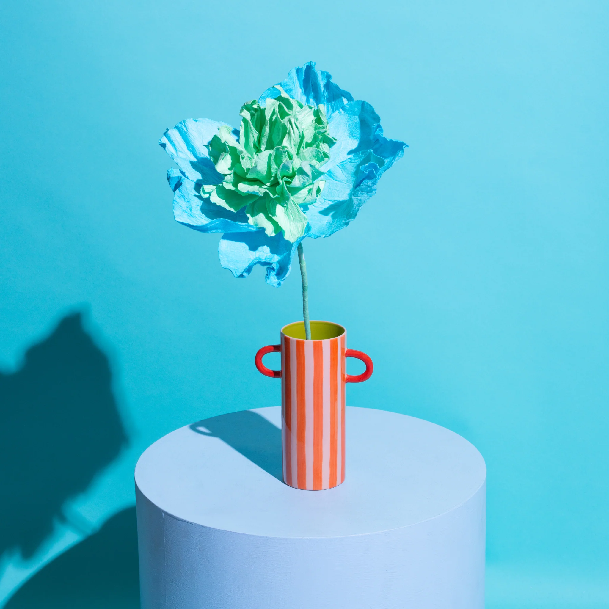 Camilia Paper Flower Turqouise