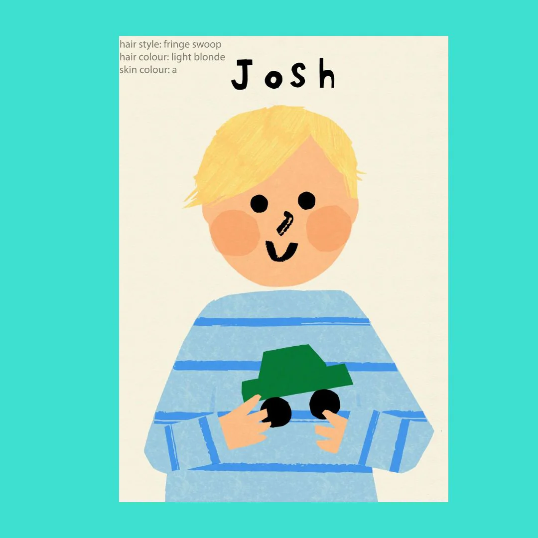 Car Boy Portrait Print- Personalise - Image 16