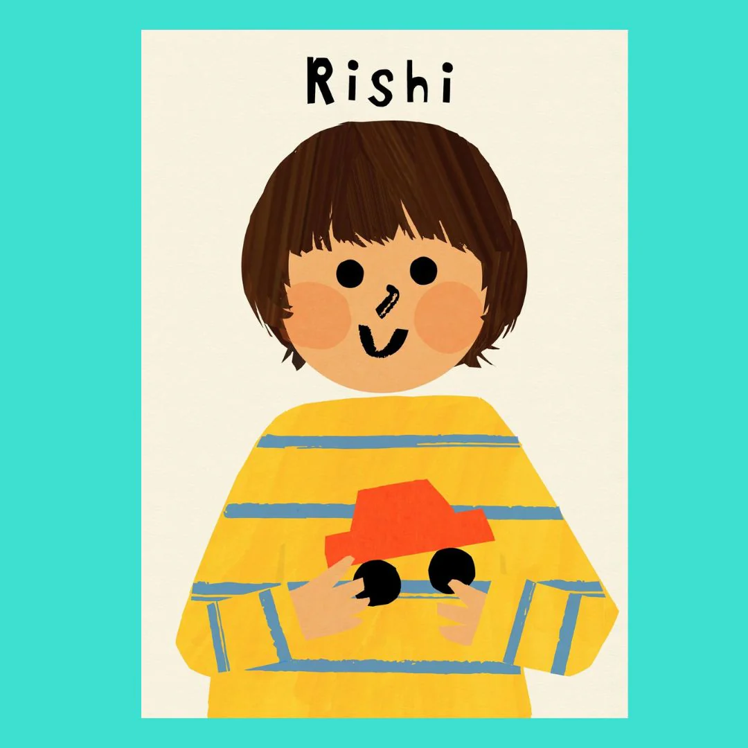 Car Boy Portrait Print- Personalise - Image 2