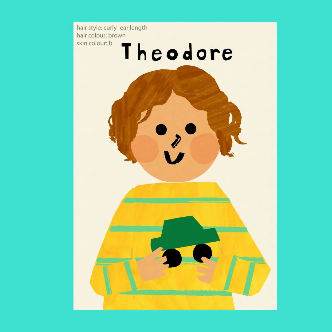 Car Boy Portrait Print- Personalise - Image 7