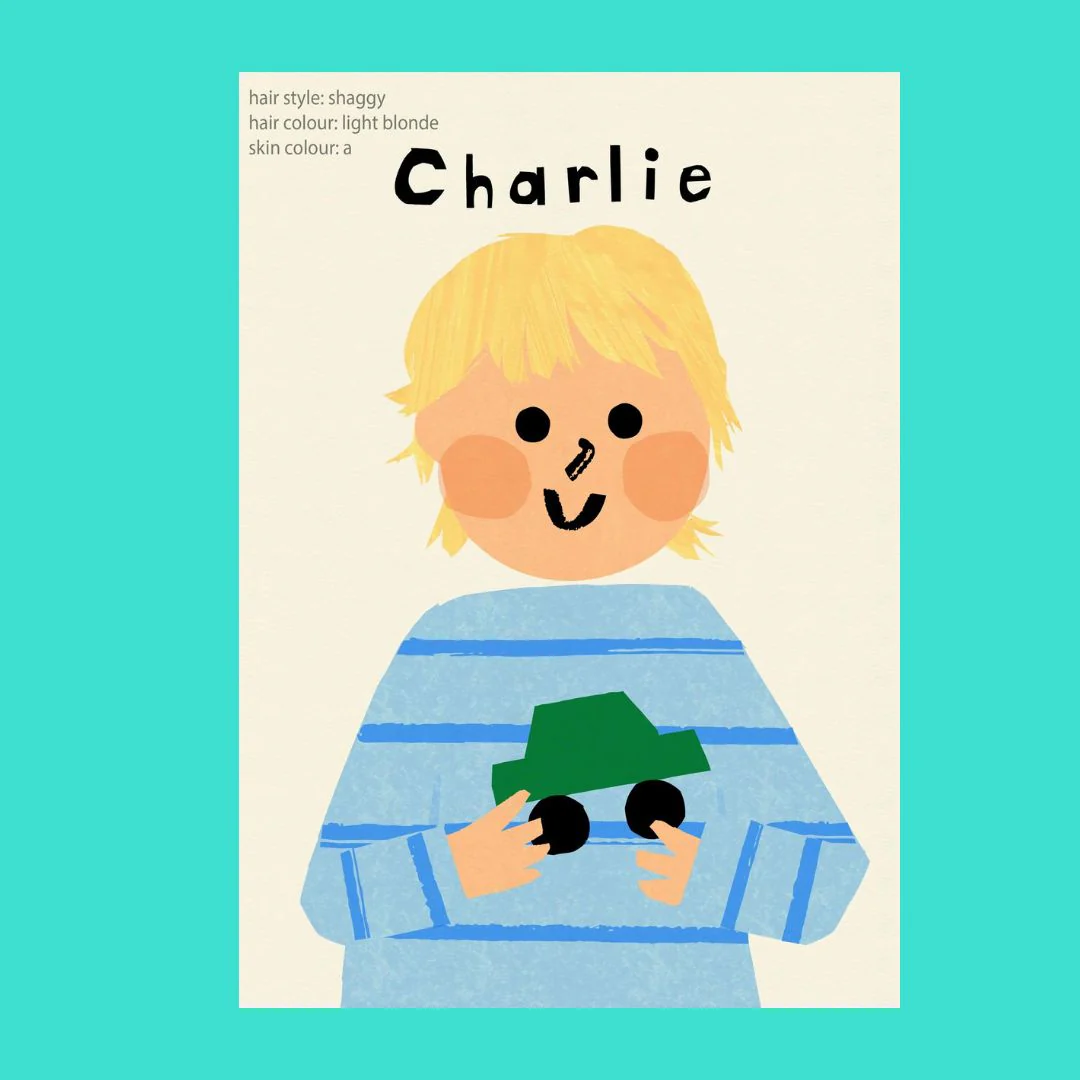 Car Boy Portrait Print- Personalise - Image 8