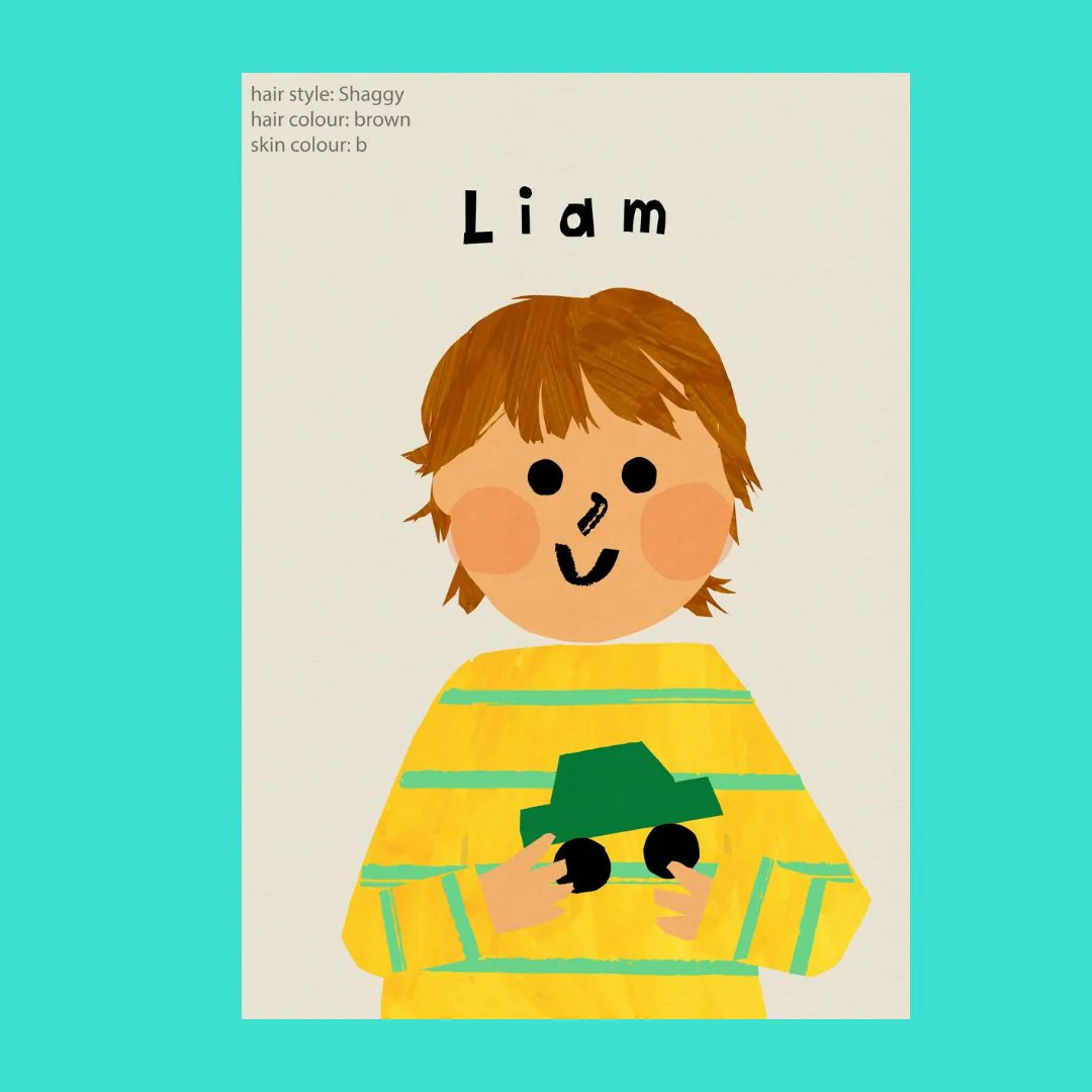 Car Boy Portrait Print- Personalise - Image 9
