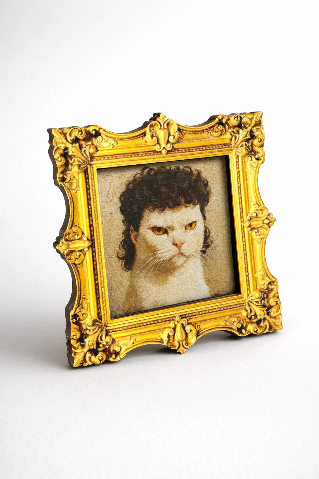Cat mullet fridge magnet