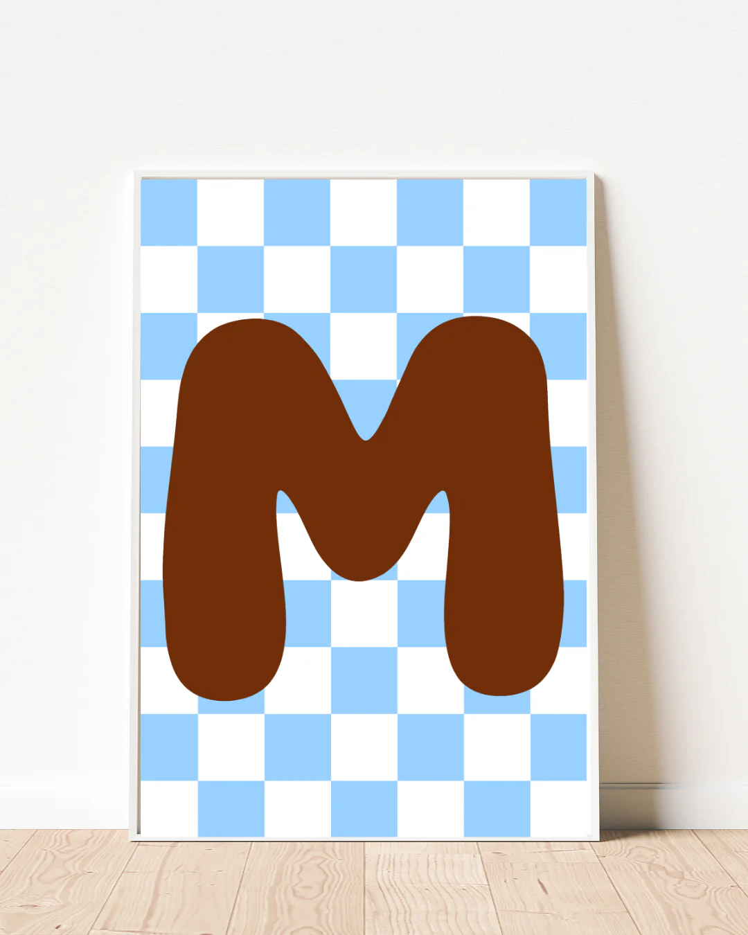 Check Mate Initial Print Letter M - Image 2