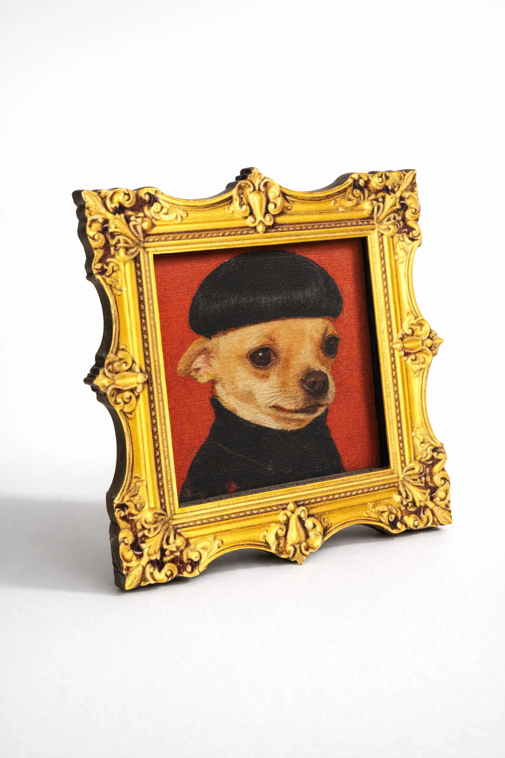 Chihuahua bowl cut fridge magnet