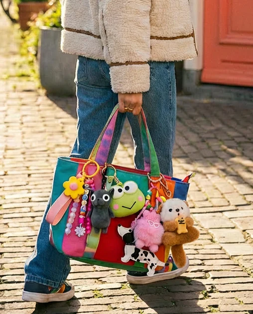 Chihuahua Plush Clip On Bag Charms - Colours assorted - Image 2