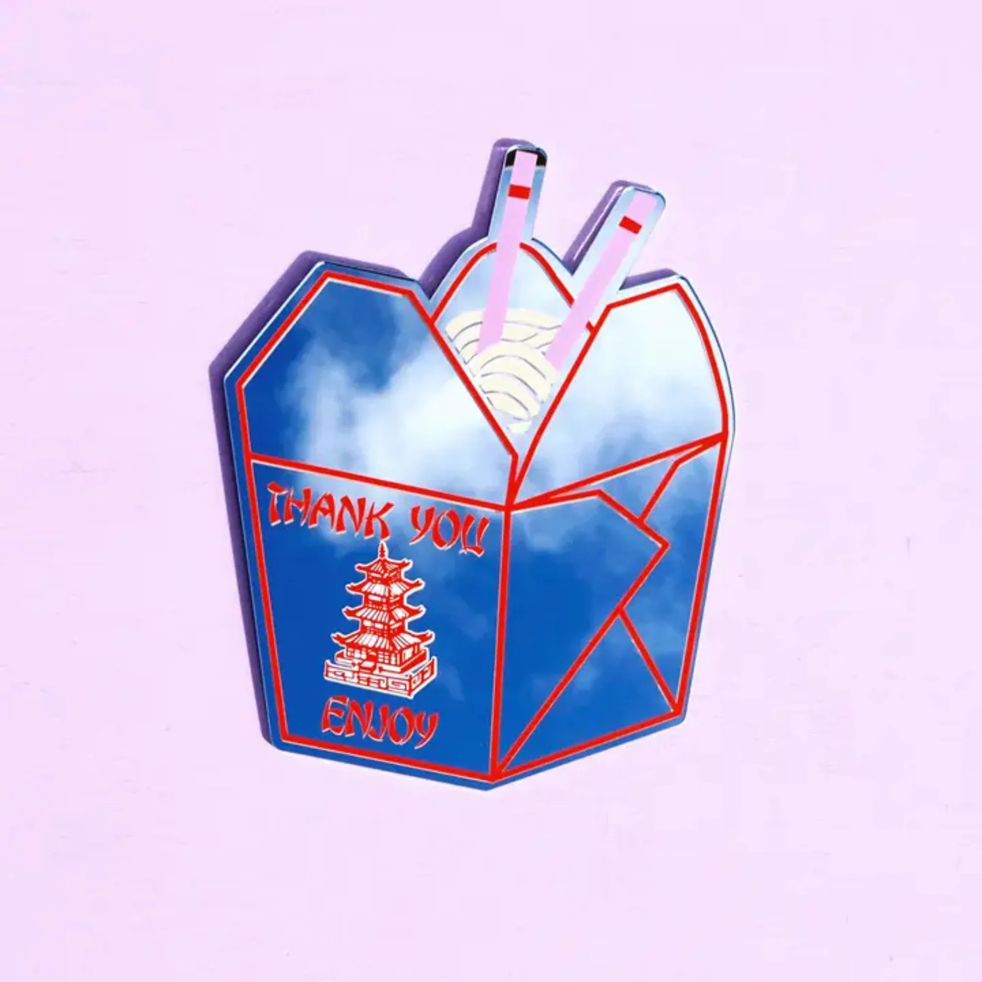 Chinese noodle take away box mirror - Image 4