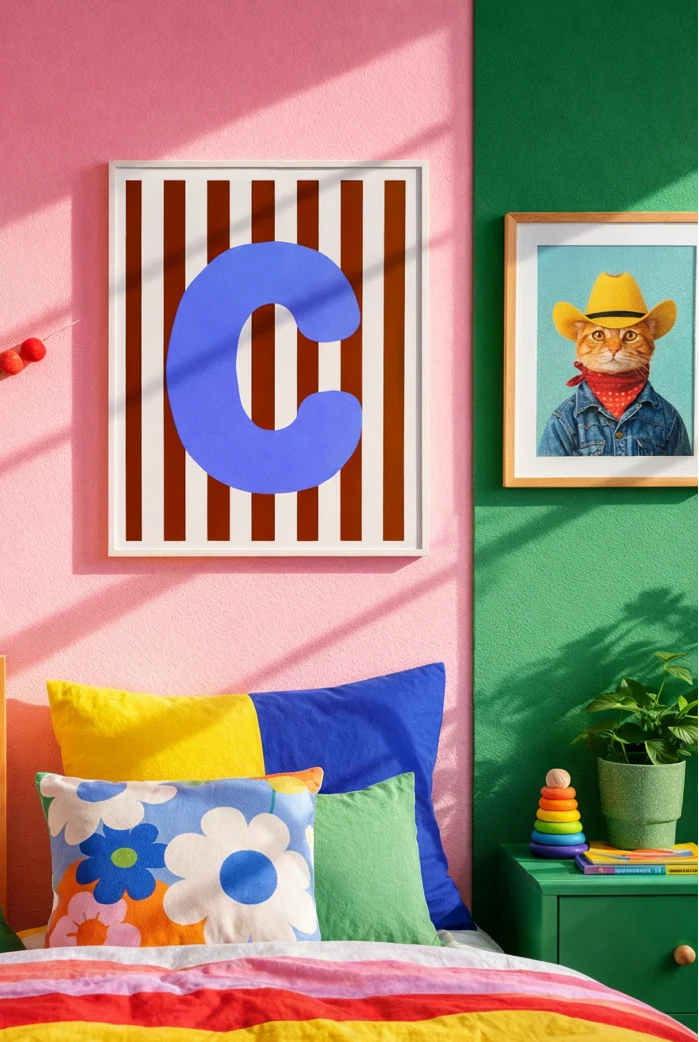 Circus Initial Print Letter C
