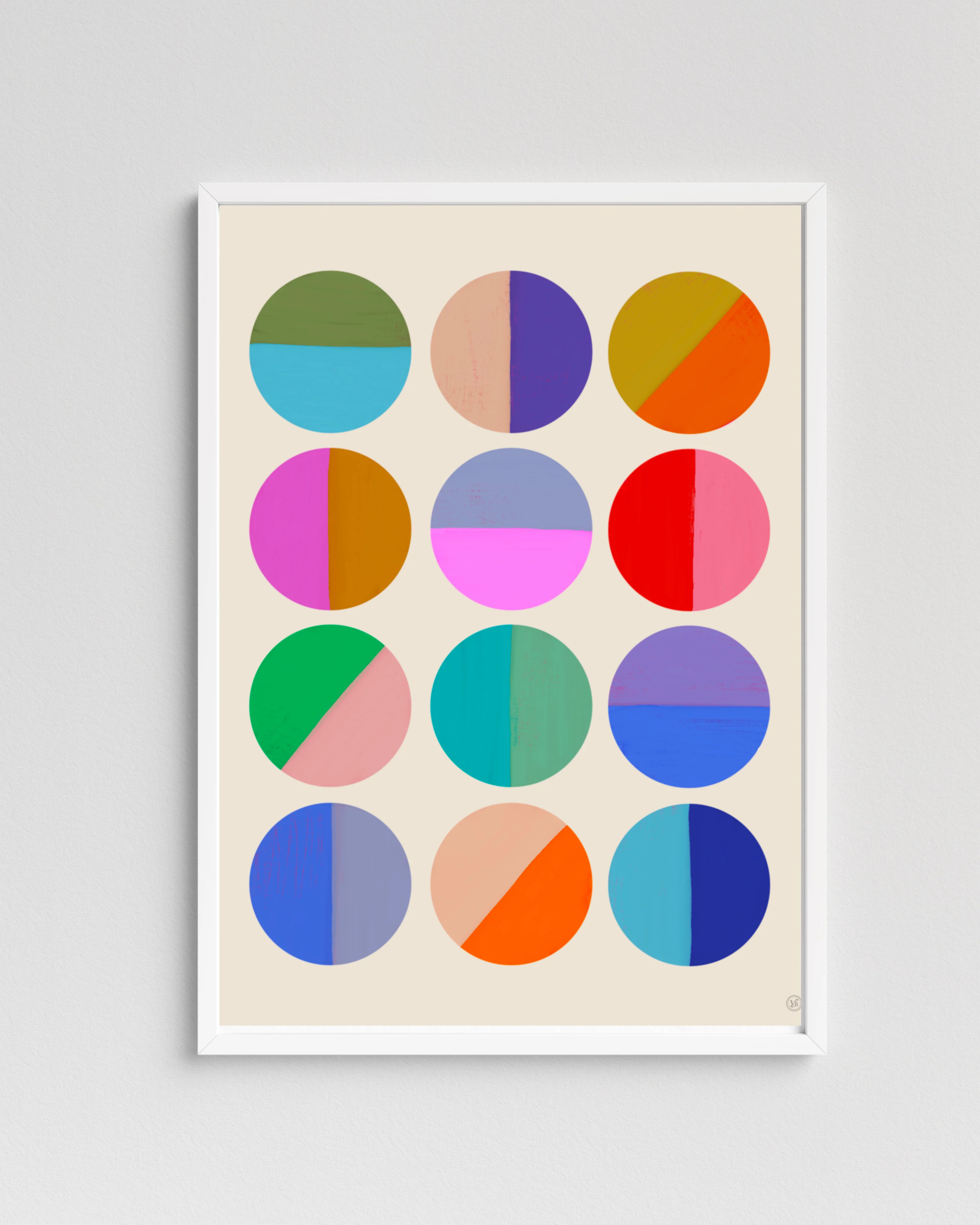 Colour Block Print - Vicky Barone