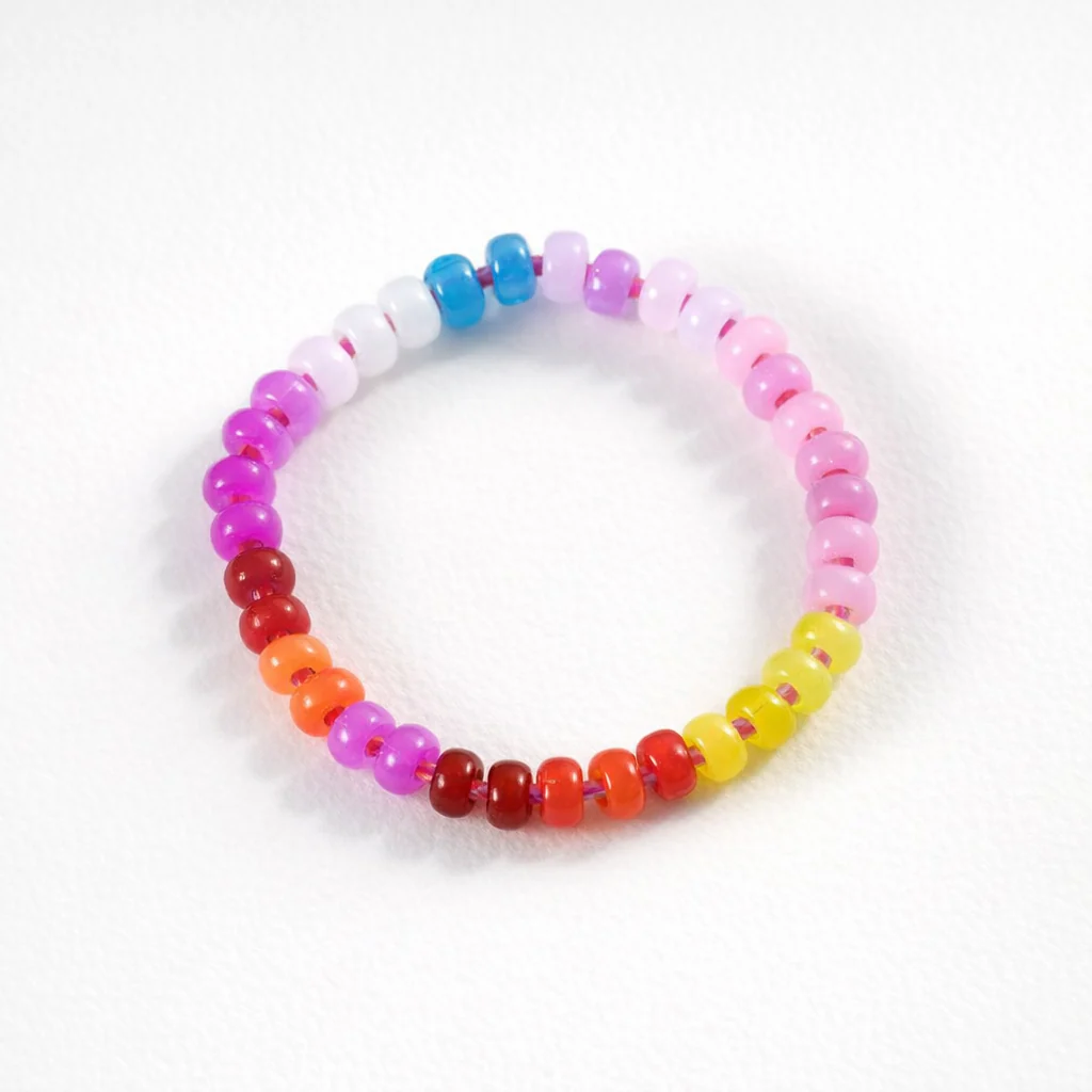Coloured stone Bracelet Pinks