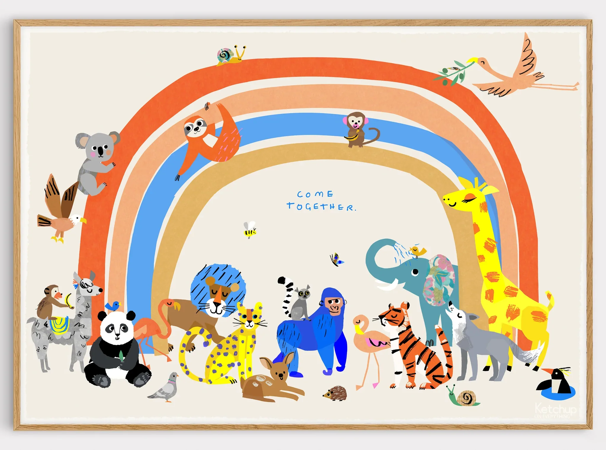 Come Together Rainbow print - Image 2