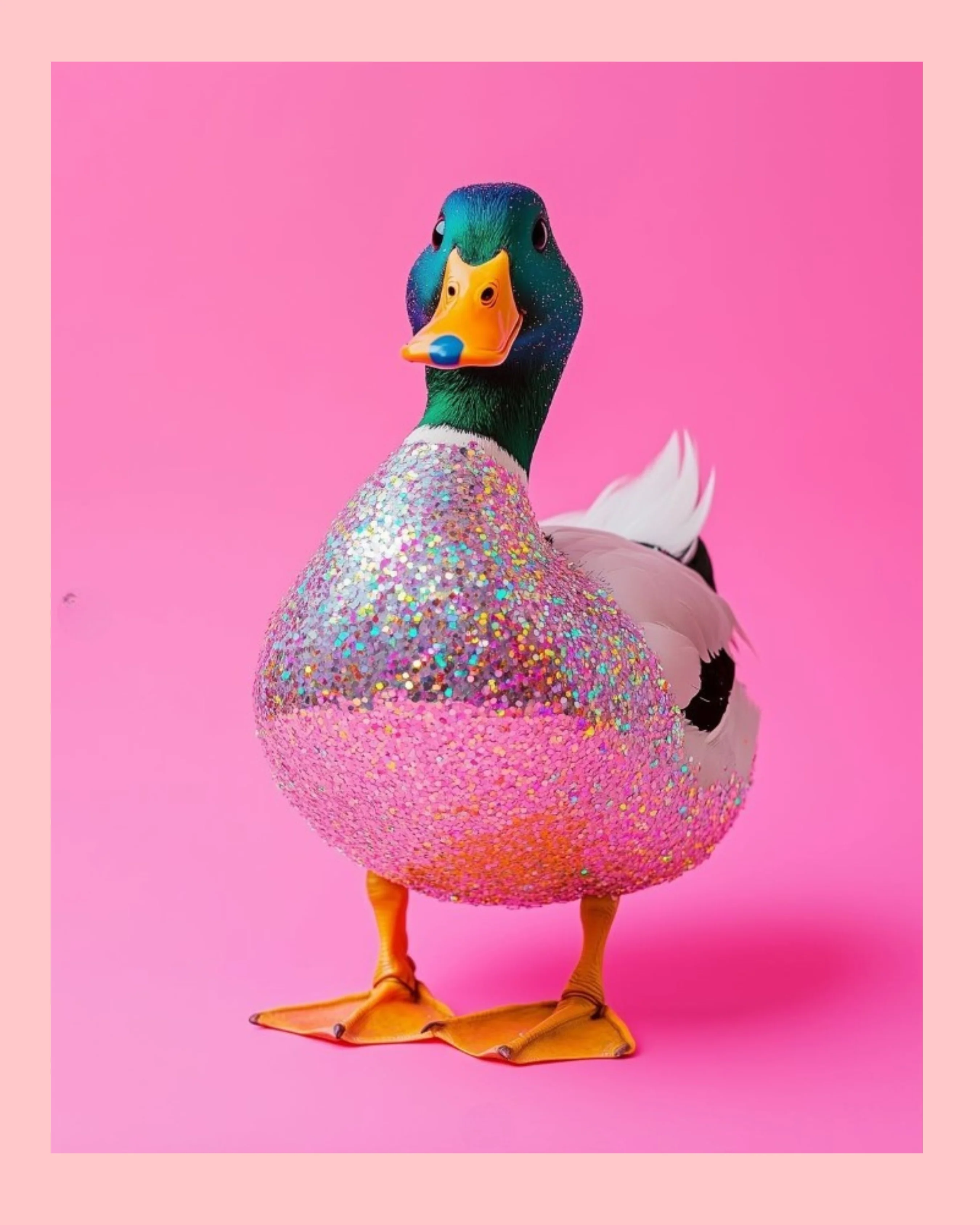 Disco Duck Print