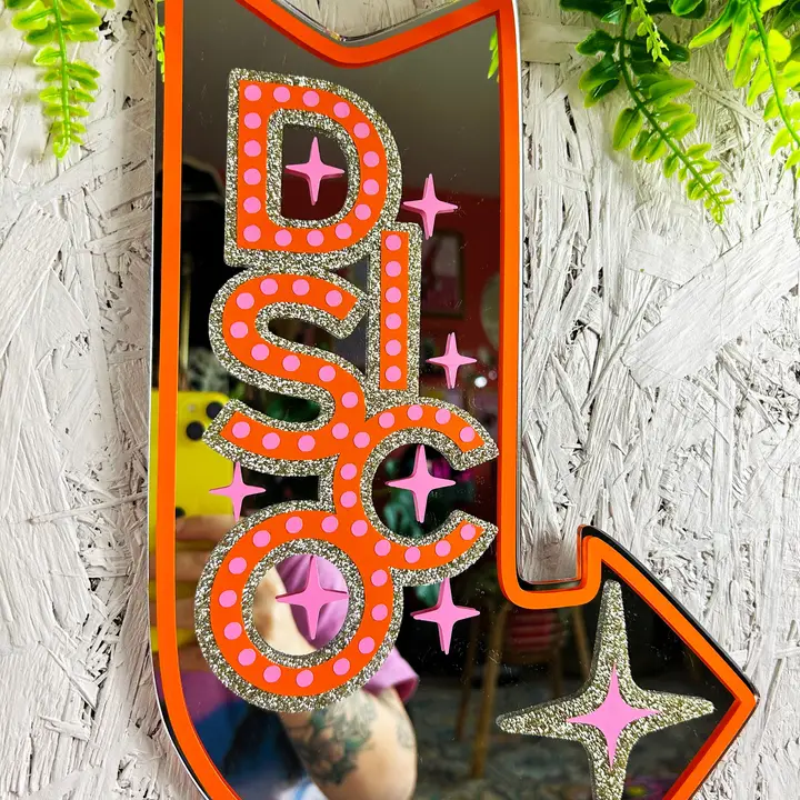 Disco Motel sign Mirror - Image 3