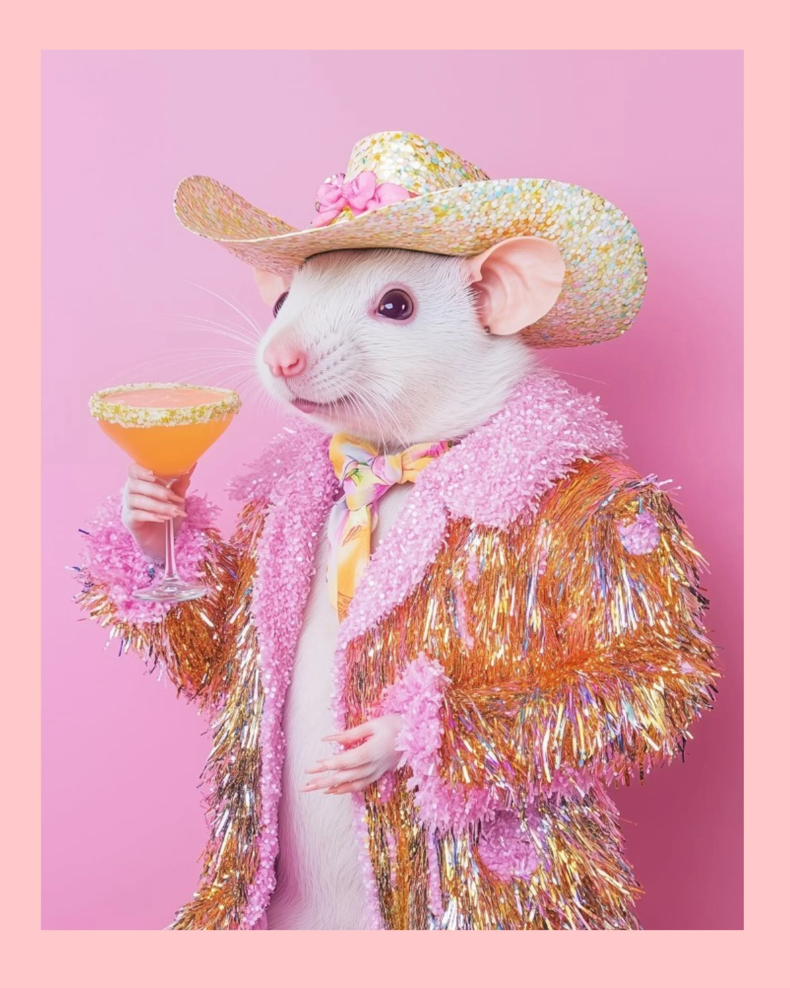 Disco Rat Print