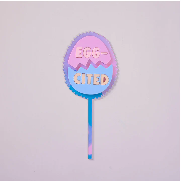 Eggcited Cake topper - Image 4