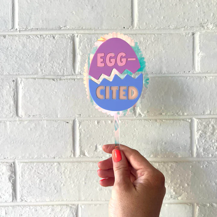 Eggcited Cake topper - Image 5