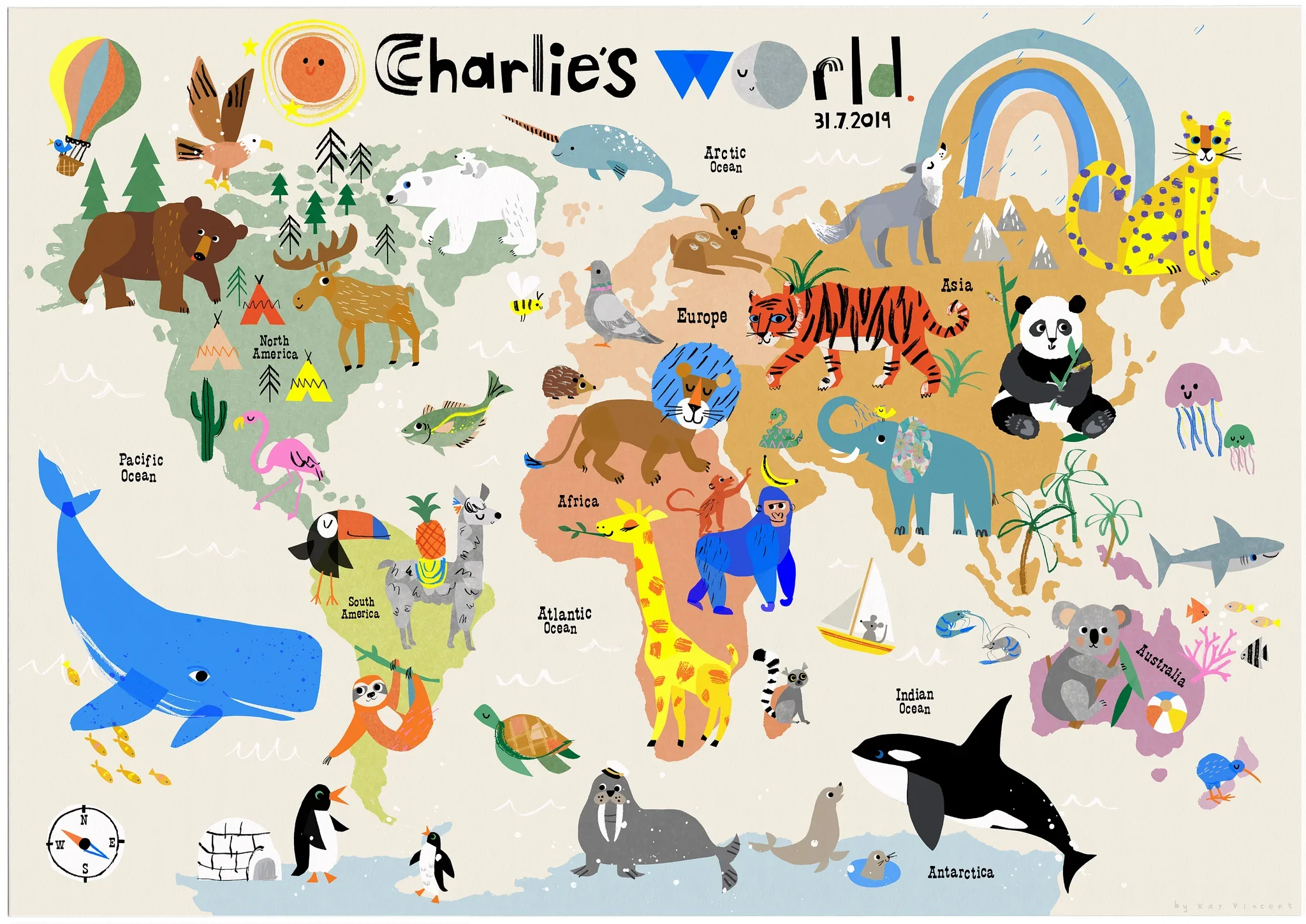 Our World Personalised Print - Image 7