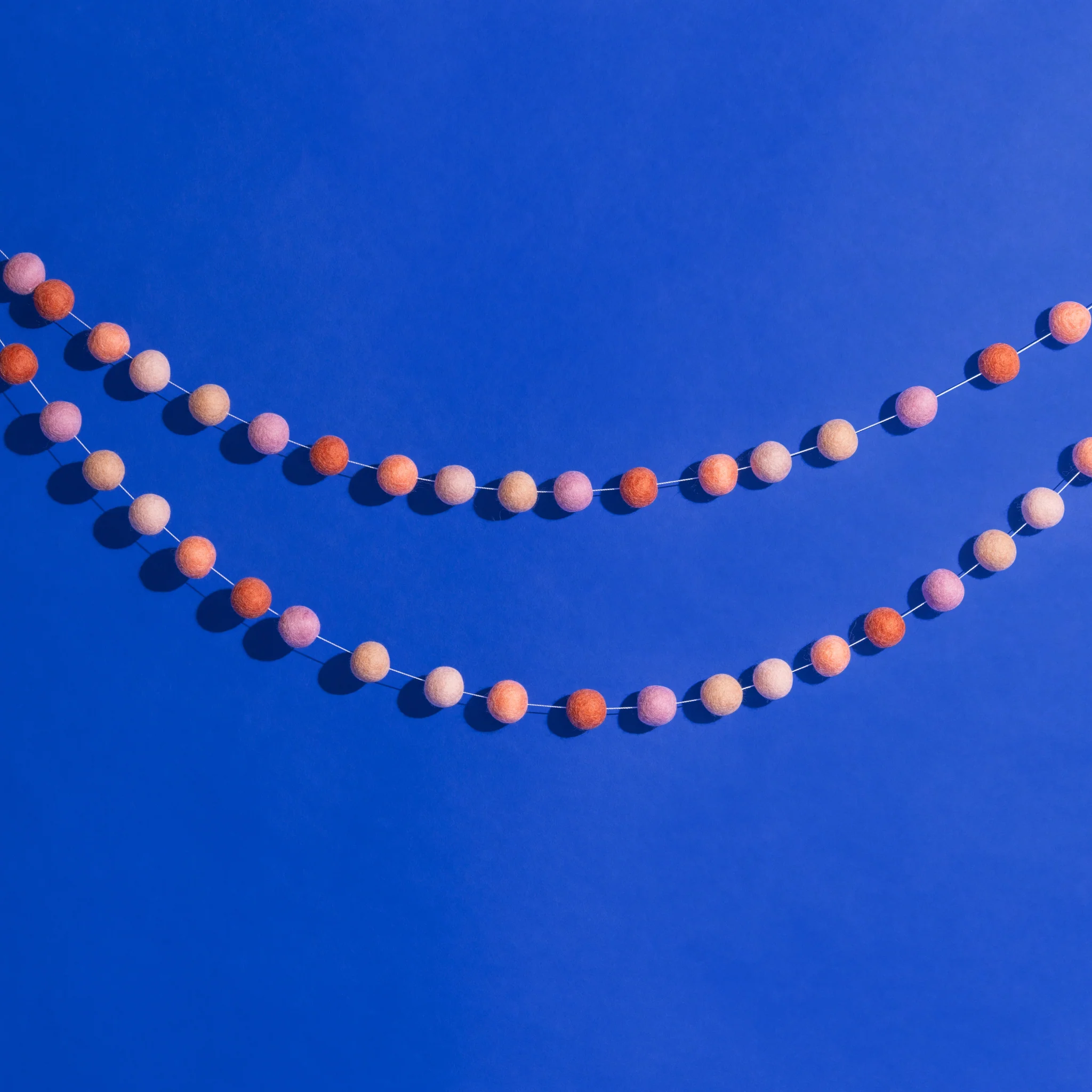 Fair Trade Felt Ball Garland - The Desert - Image 4