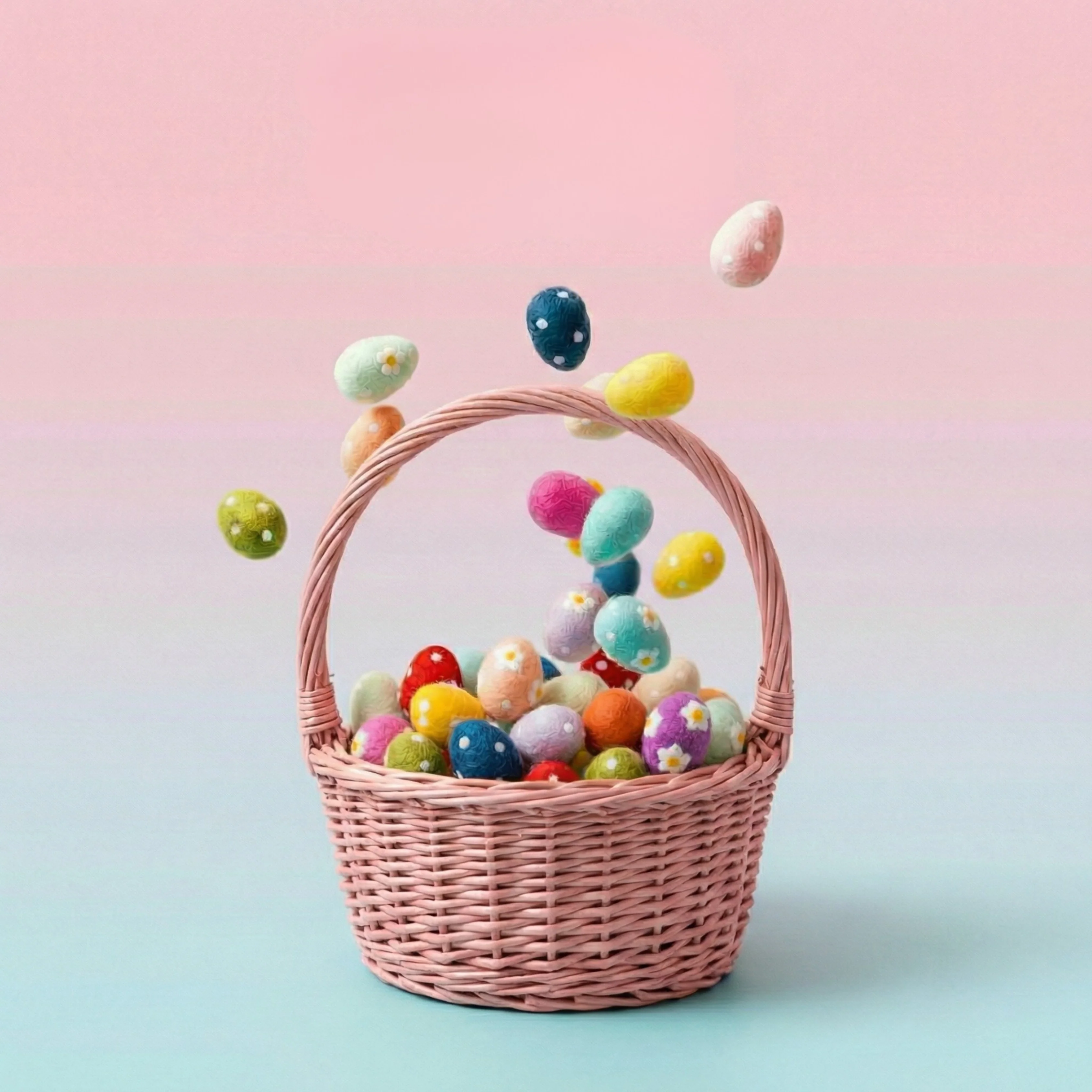 Fair Trade Plain Felt Easter Egg - Colours assorted - Image 5