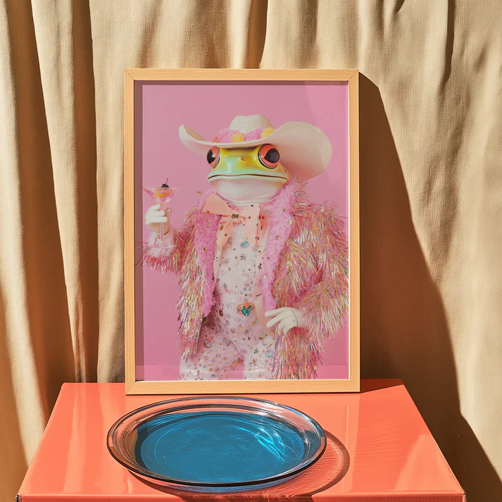 Fancy Frog Print - Image 2