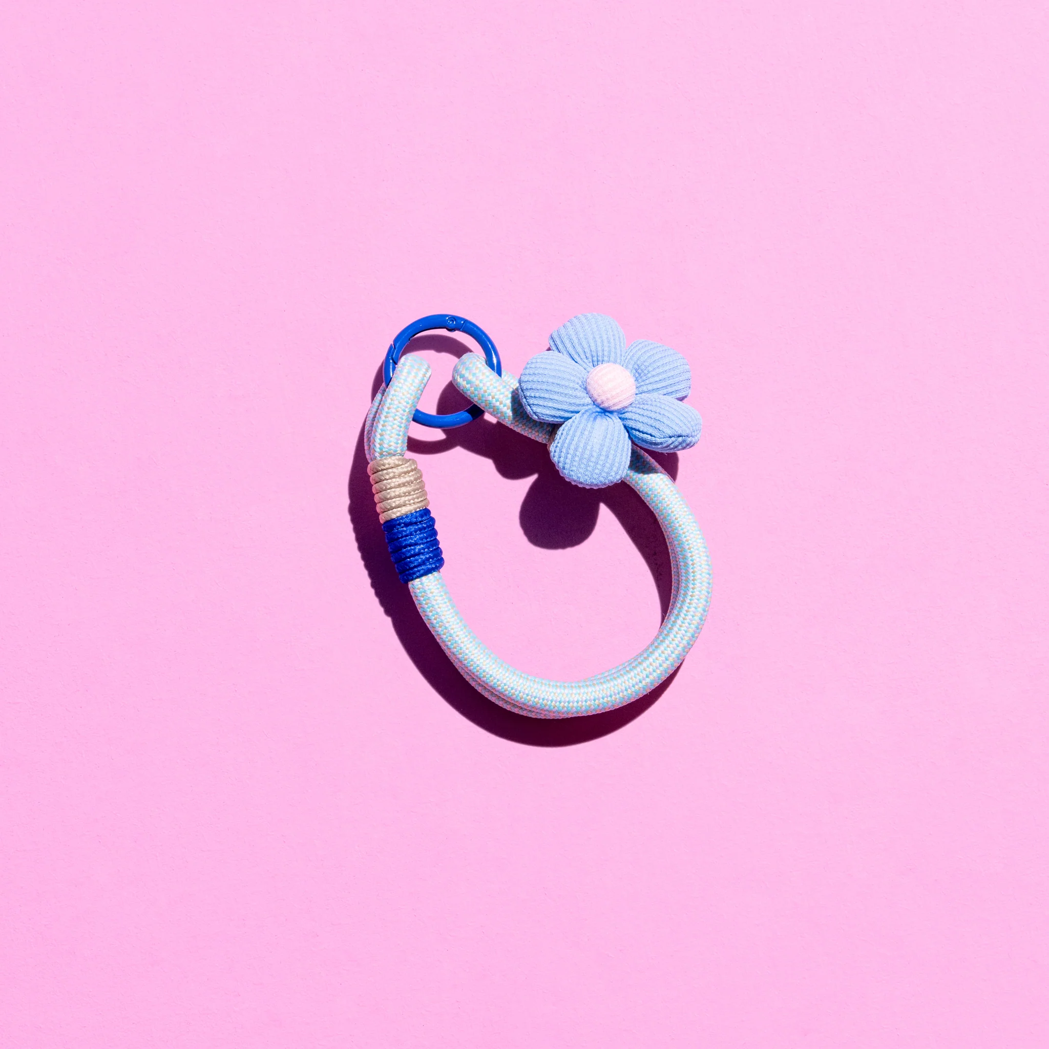 Flower keychain bag charm - colours assorted - Image 5