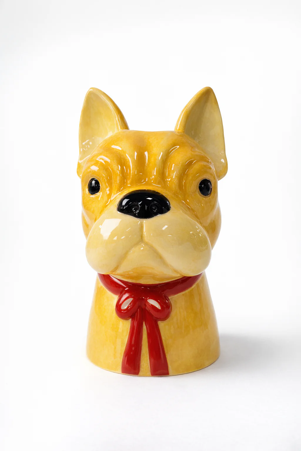 French Bull- Dog Vase