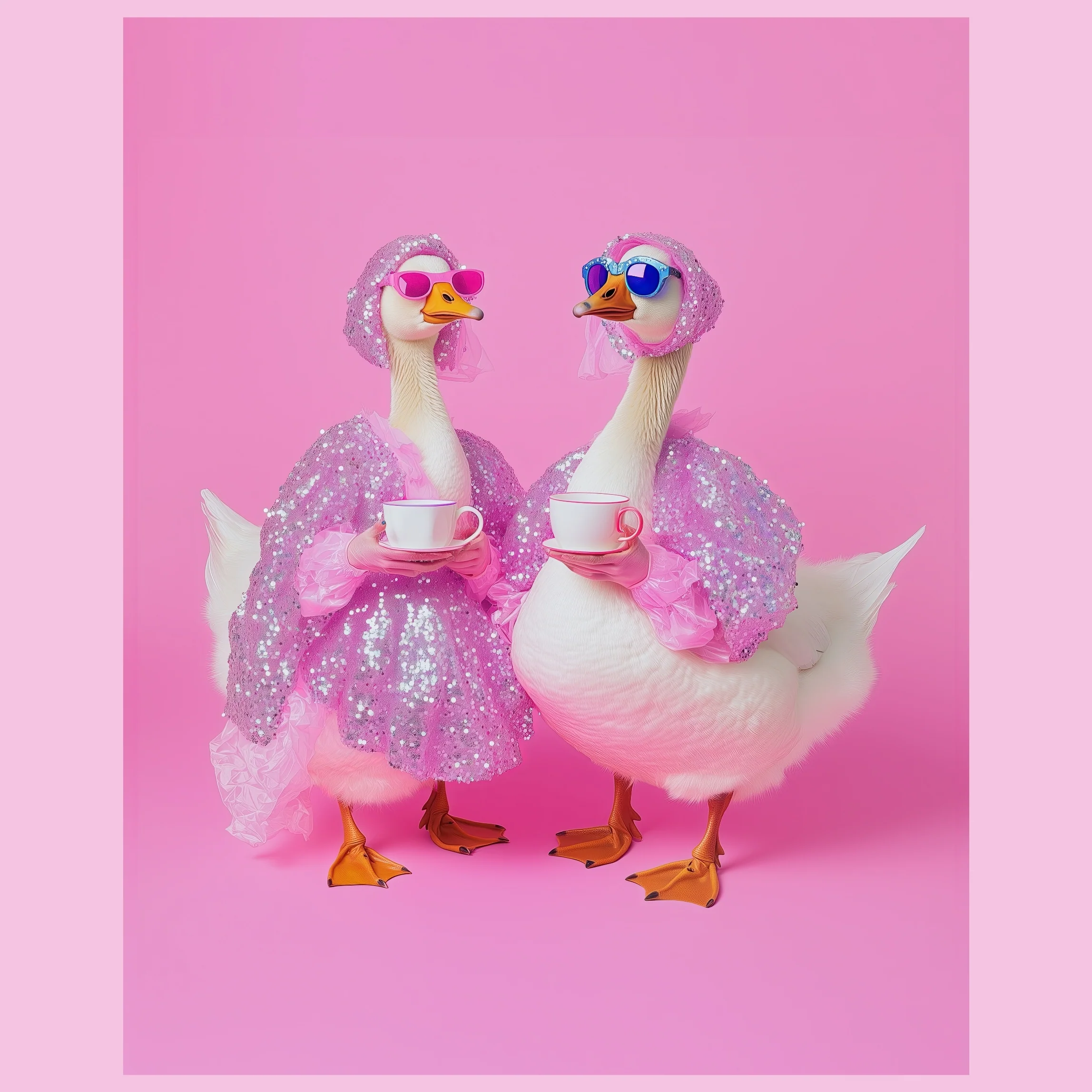 Geese Girls print