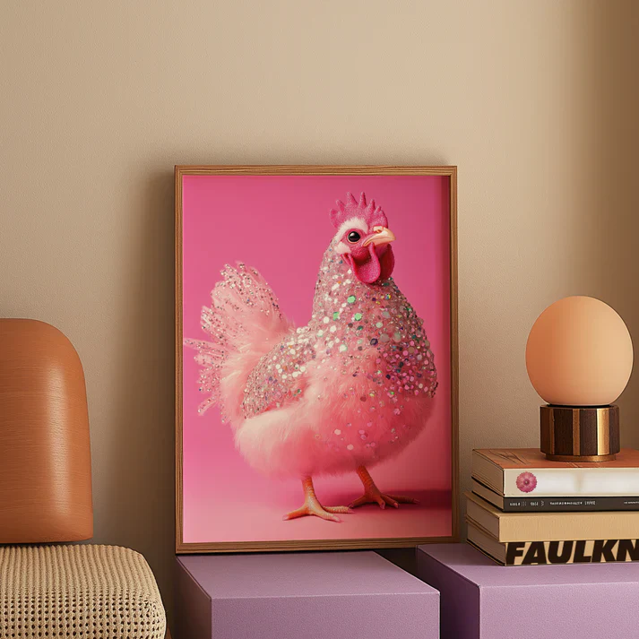 Glamour Chook Print