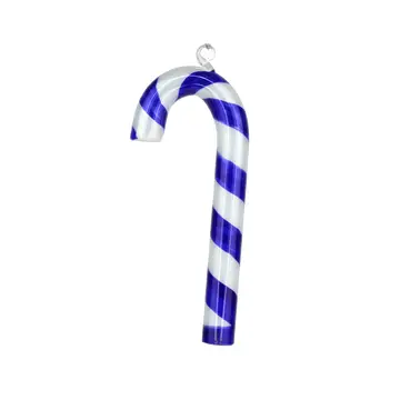 Glass Candy Cane Ornament 12cm
