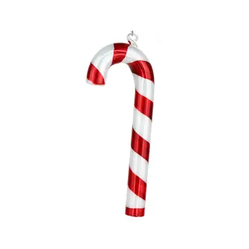 Glass Candy Cane Ornament 12cm - Image 2