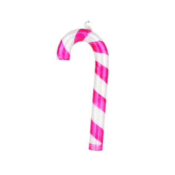 Glass Candy Cane Ornament 12cm - Image 3