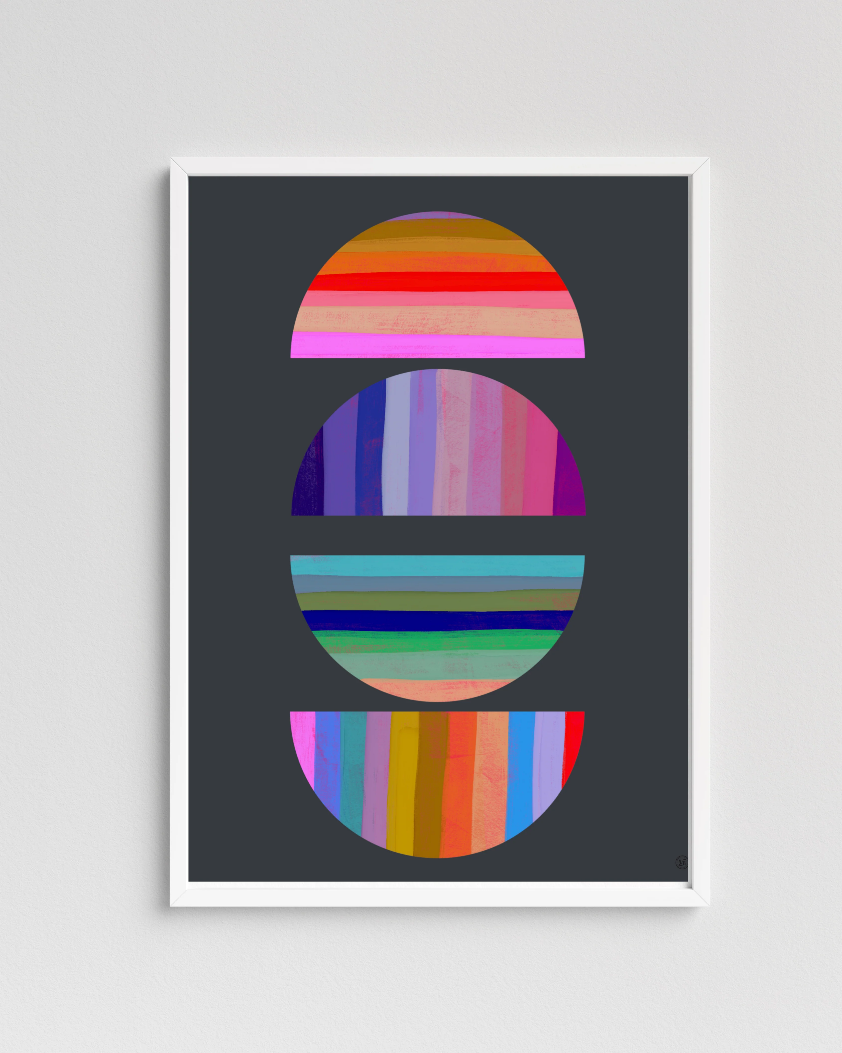 Half Circles Print - Vicky Barone