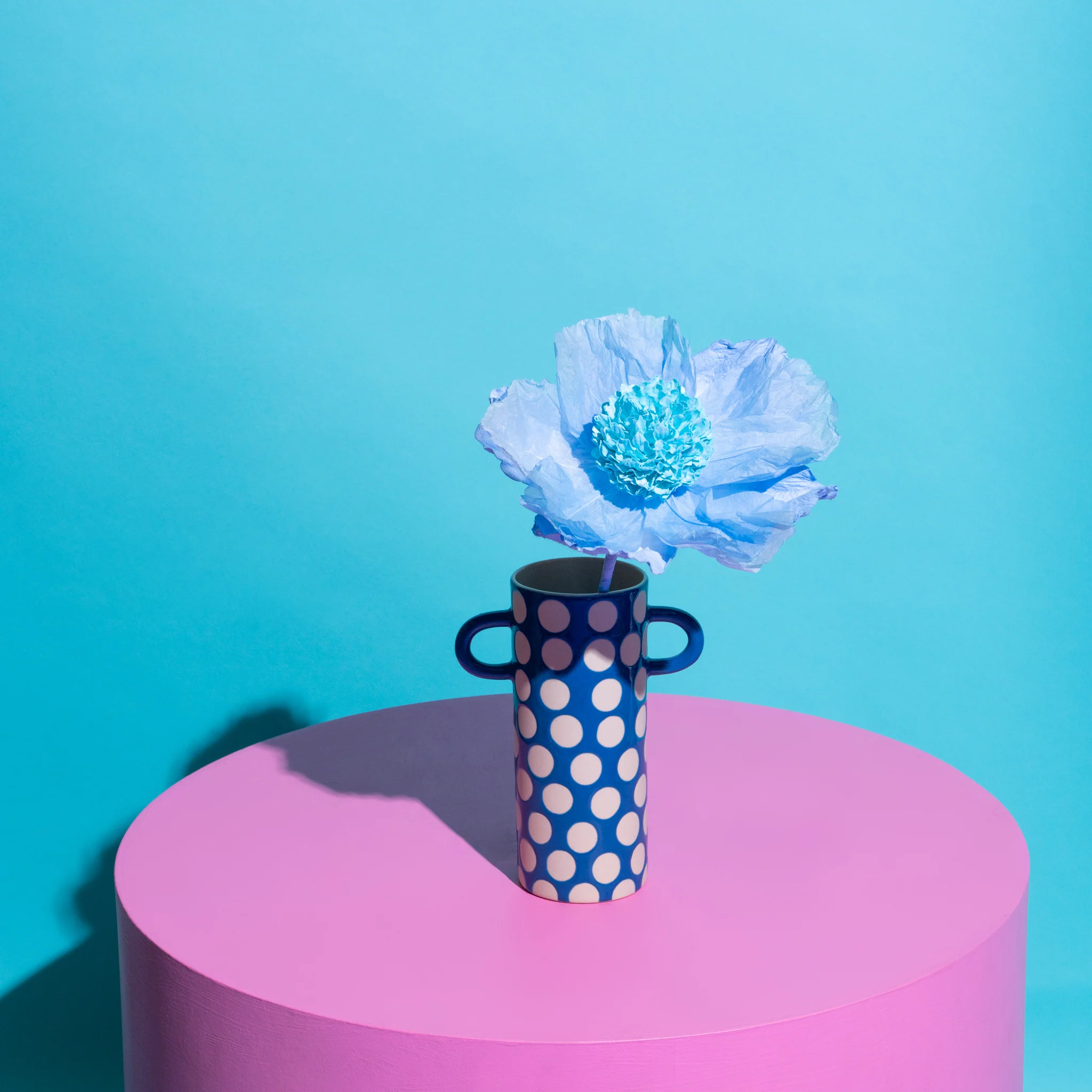 Helenium Paper Flower Light Blue