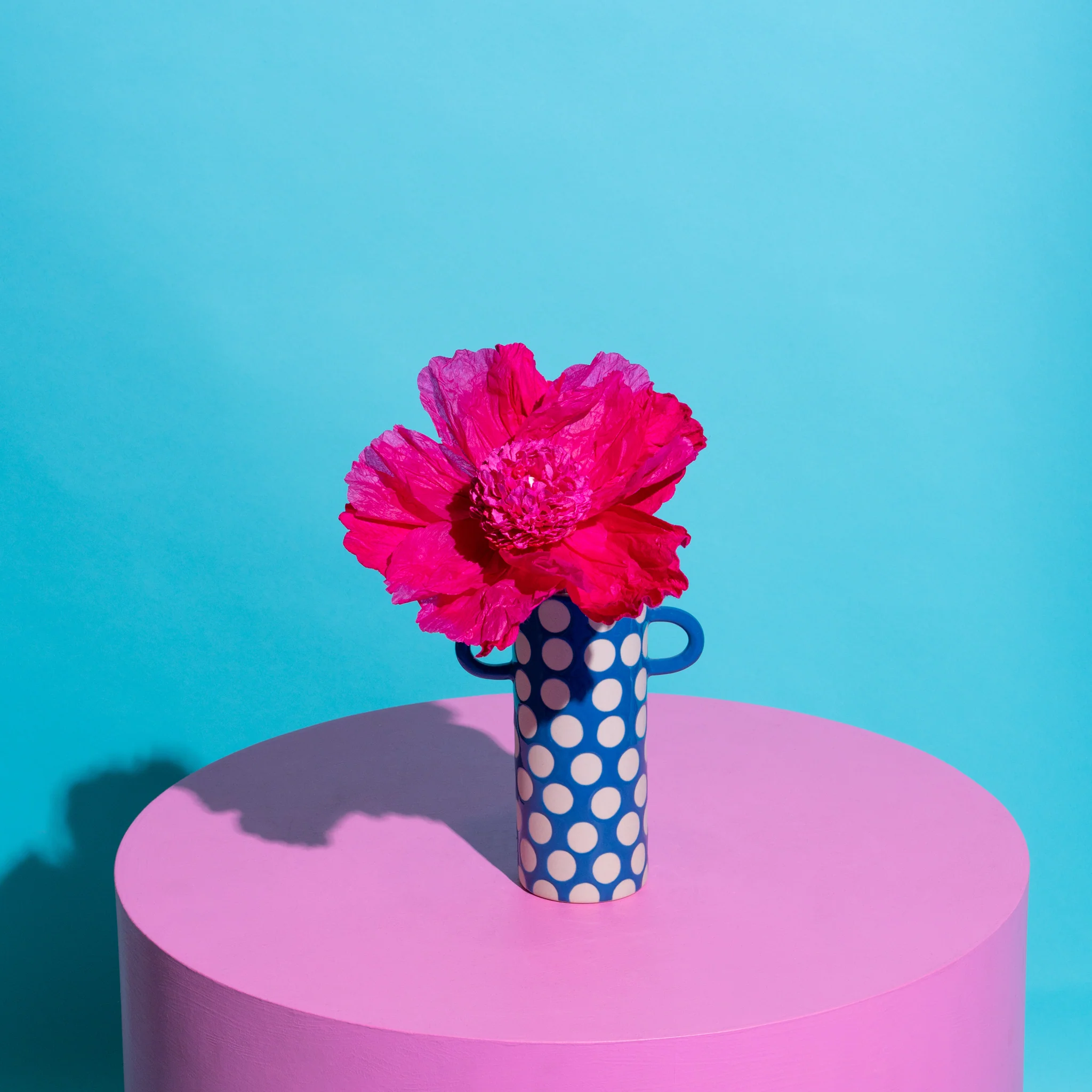 Helenium Paper Flower Magenta Pink