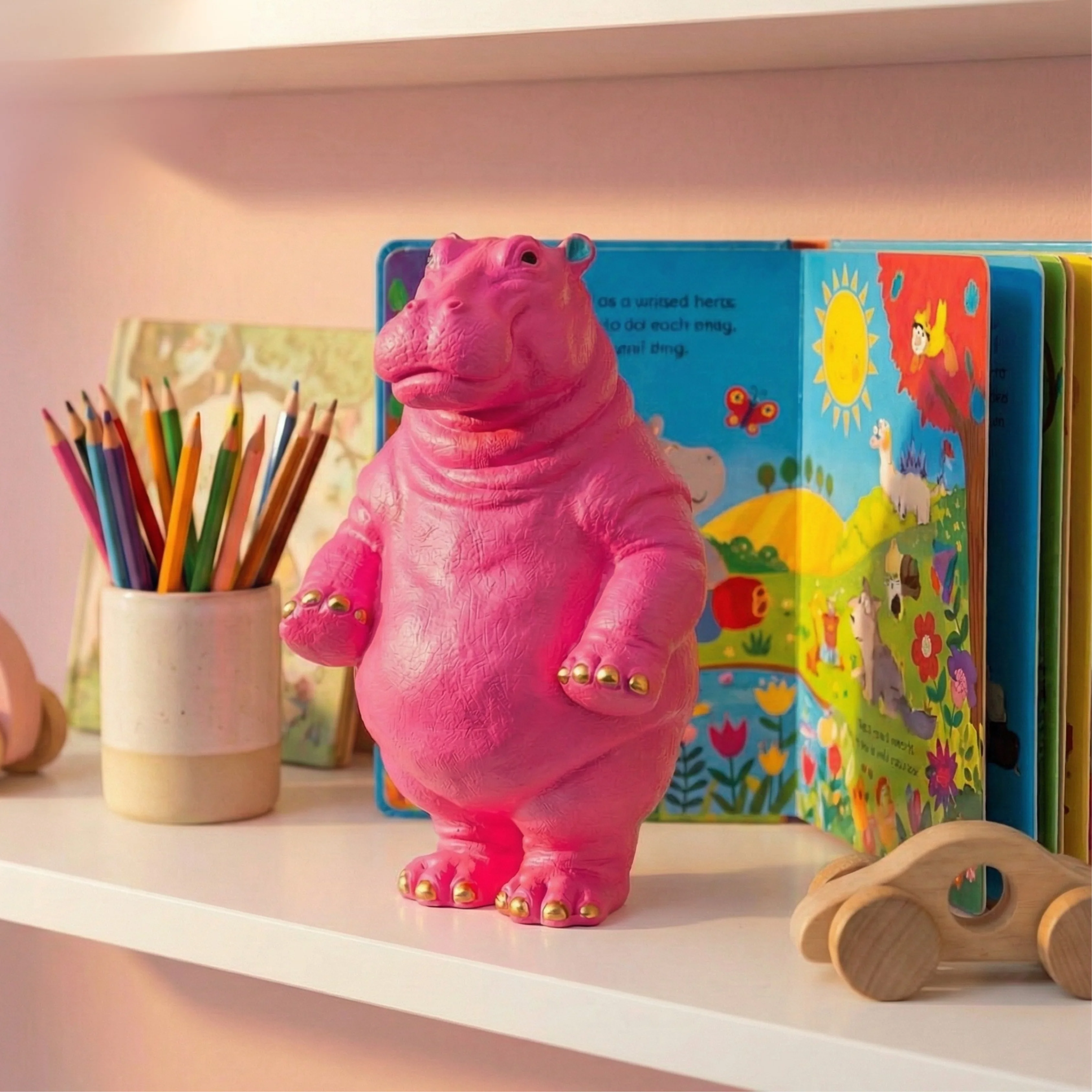 Herb Hippo- Hot pink - Image 4