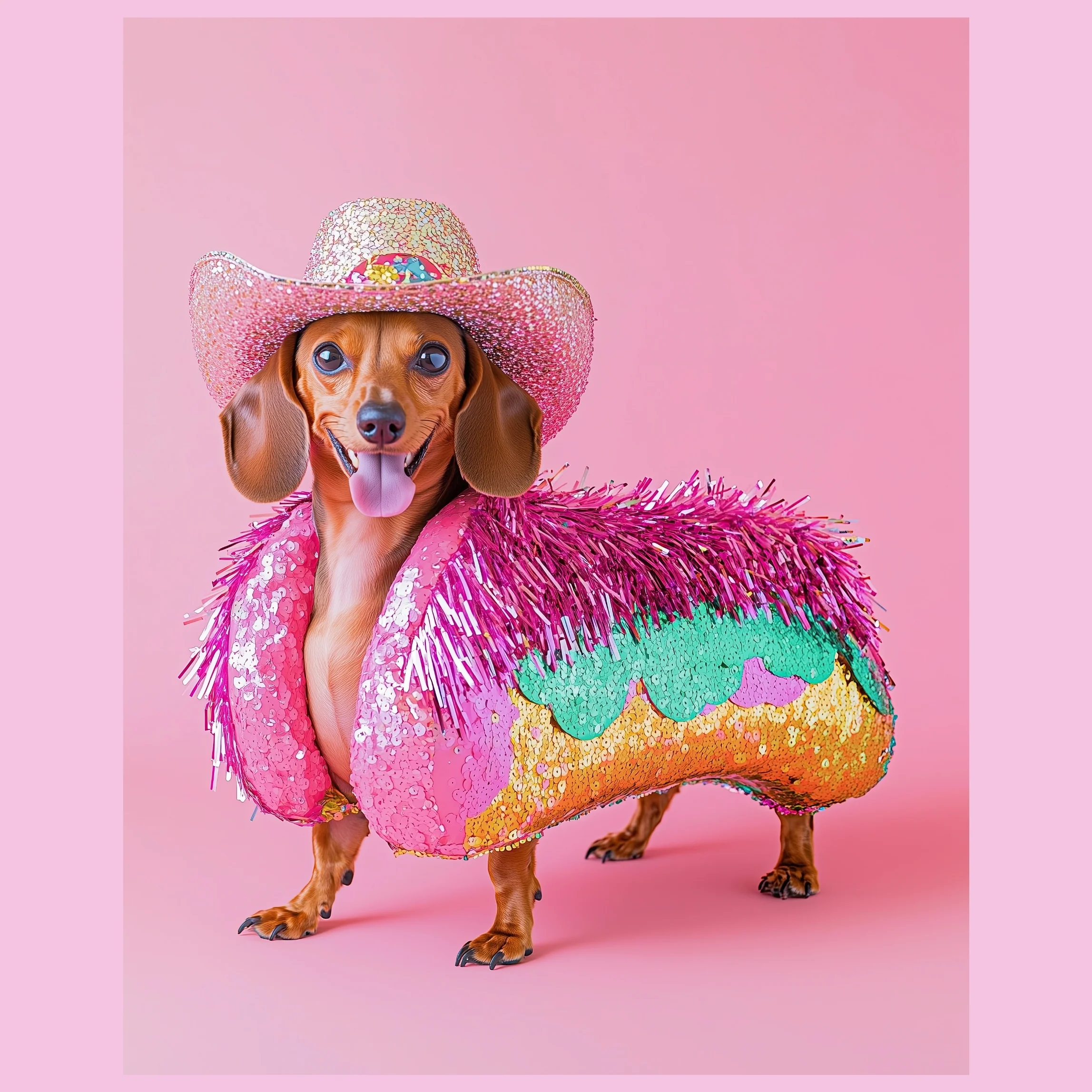 HotDog Cowgirl print