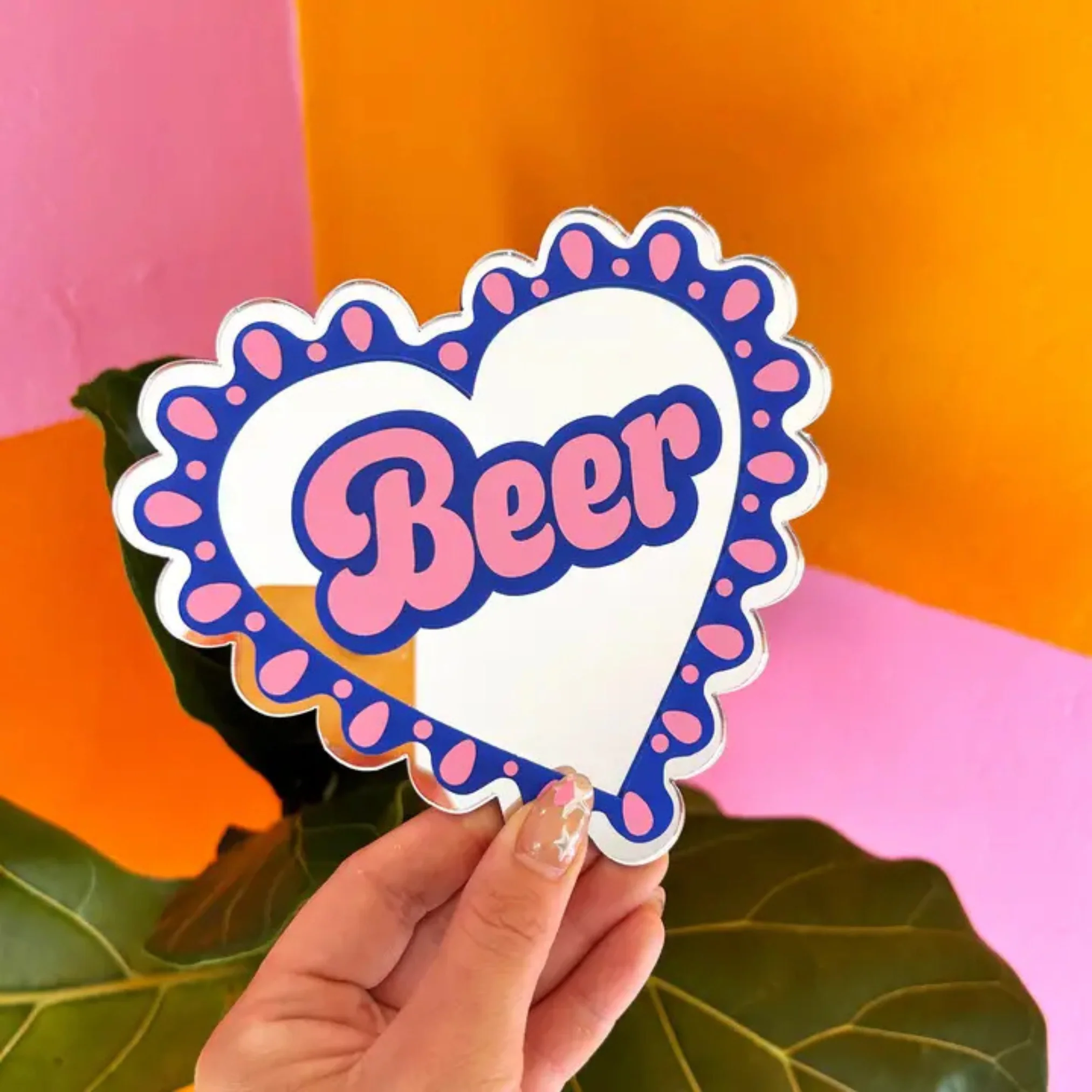 I heart beer mirror - Image 2