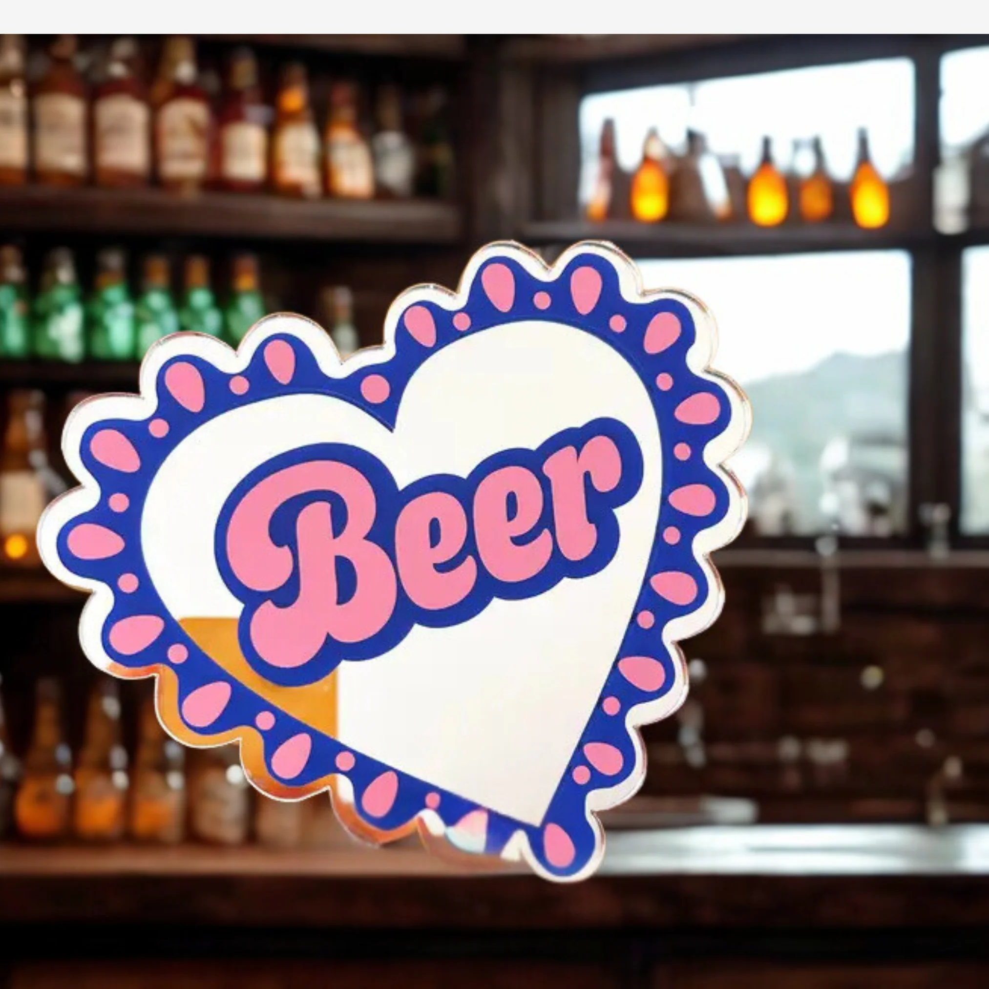 I heart beer mirror - Image 3