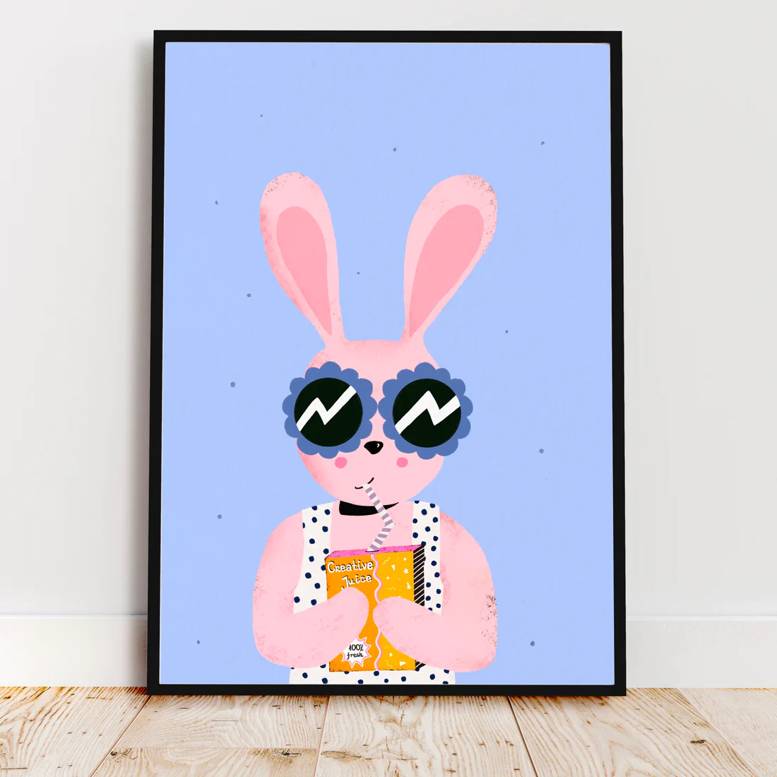 Juice Bunny print