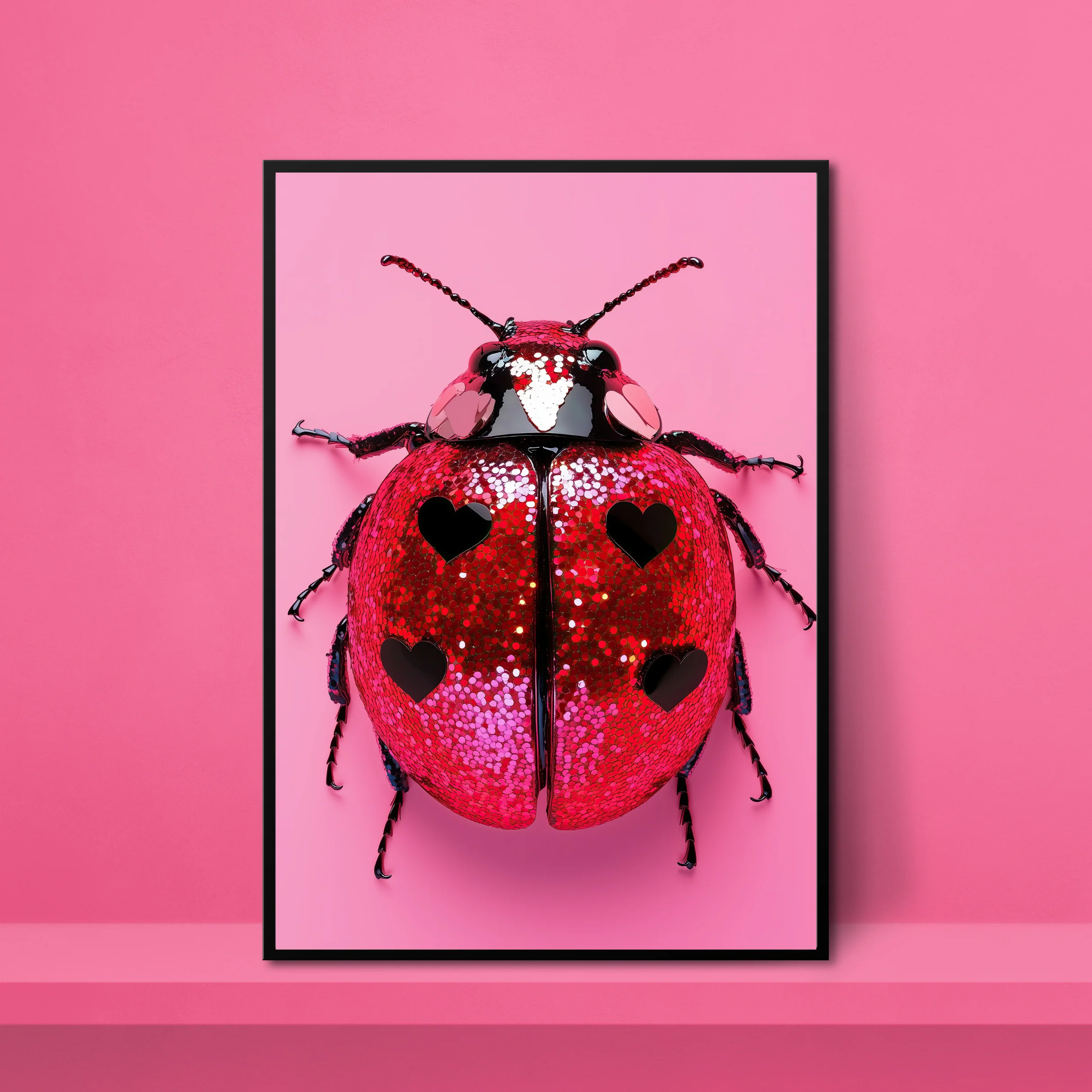 Ladybird - Red hearts Print - Image 2