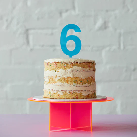 Large Blue Cake Topper #0 - Image 3