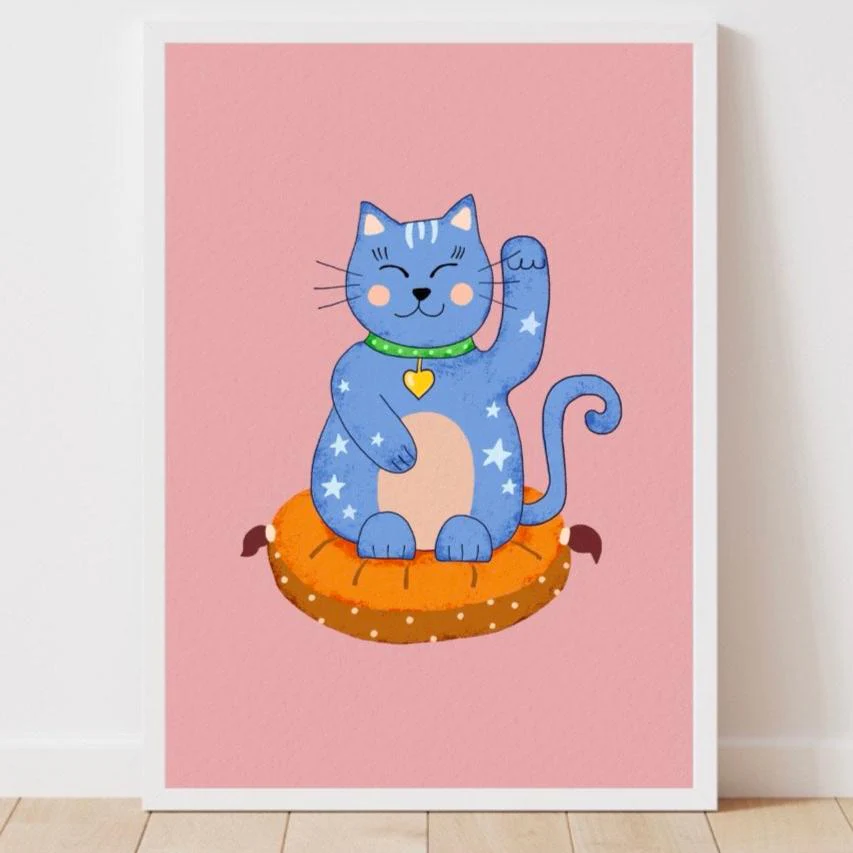 Lucky Cat Print - Image 5